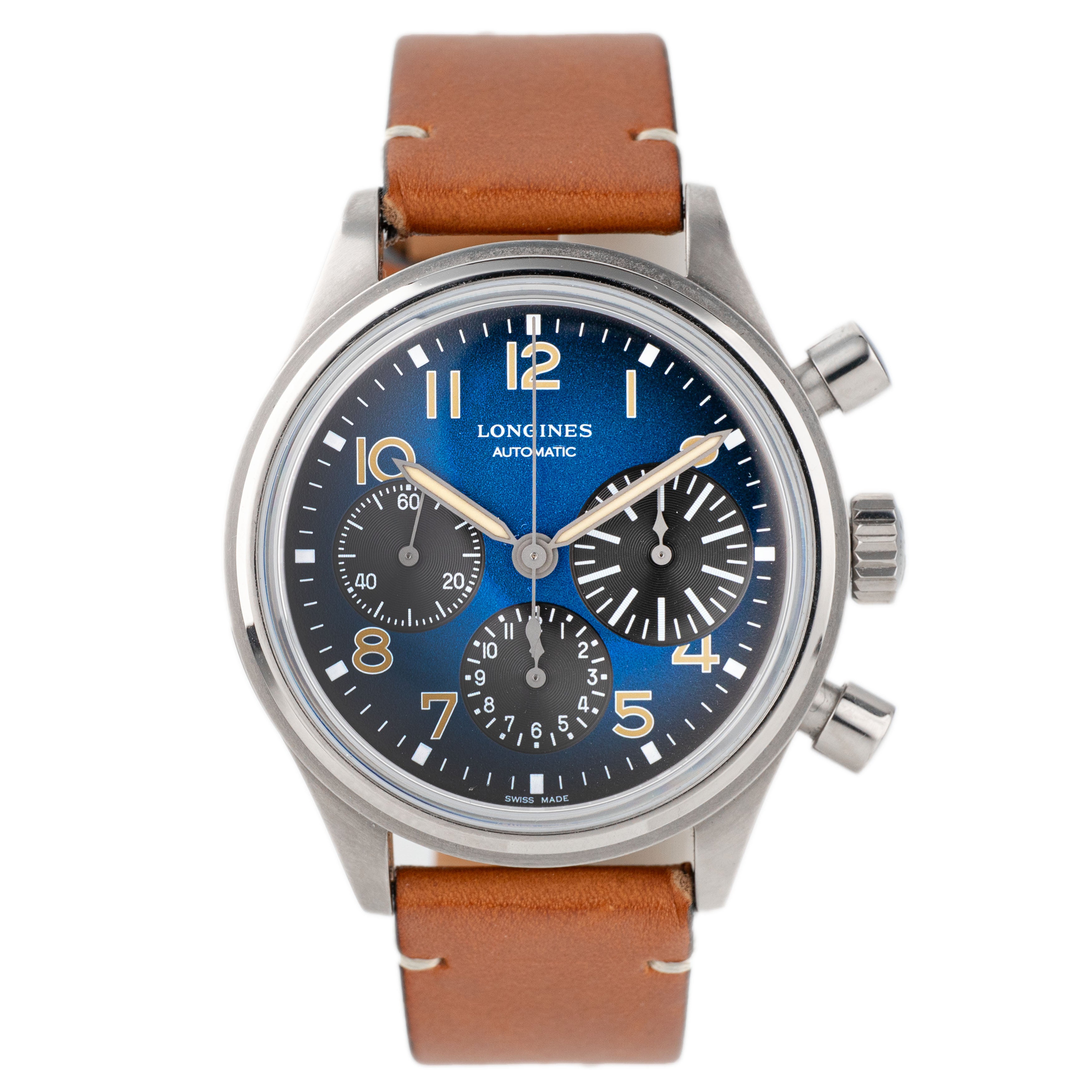 Longines Avigation BigEye Titanium Blue Dial 41mm L2.816.1.93.2