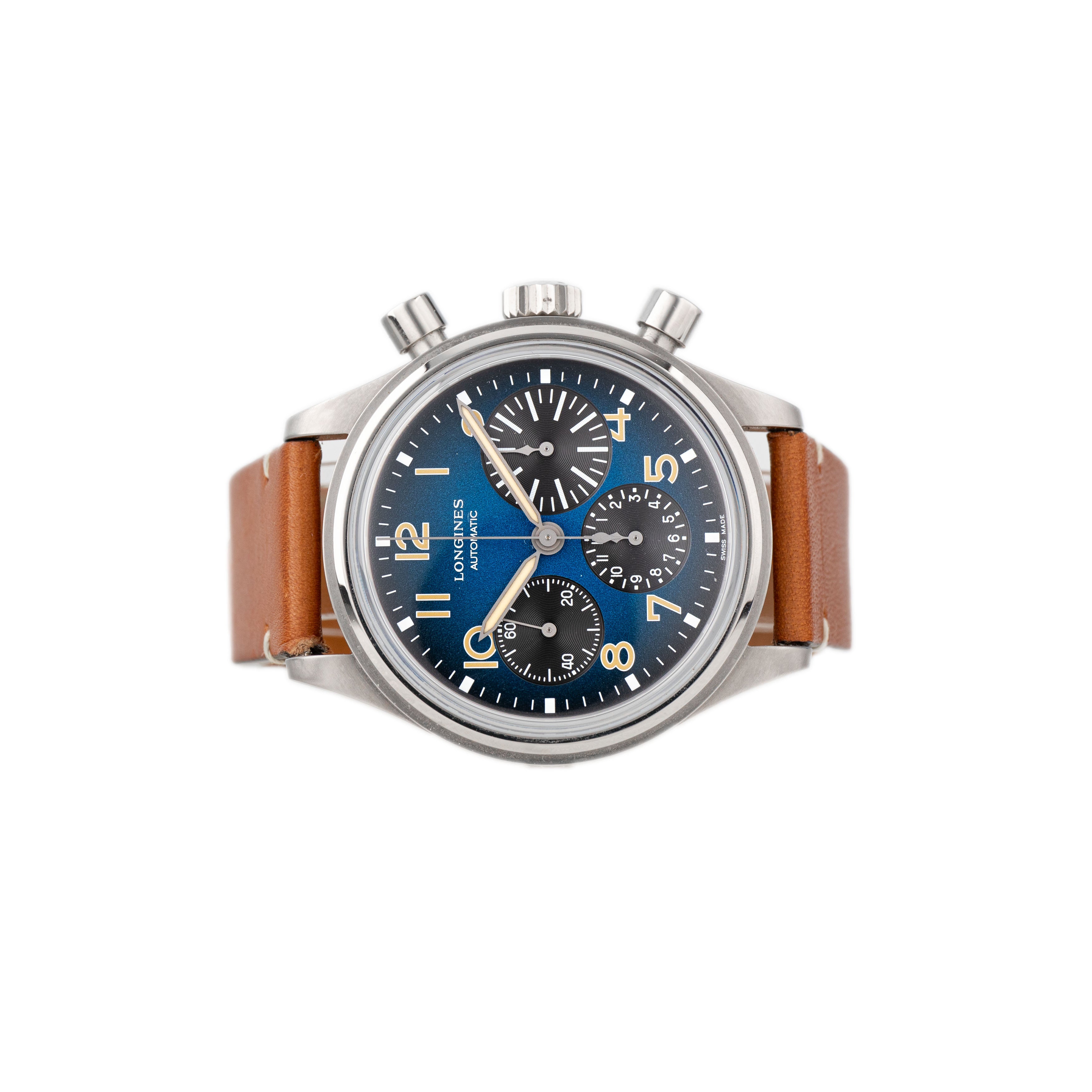Longines Avigation BigEye Titanium Blue Dial 41mm L2.816.1.93.2