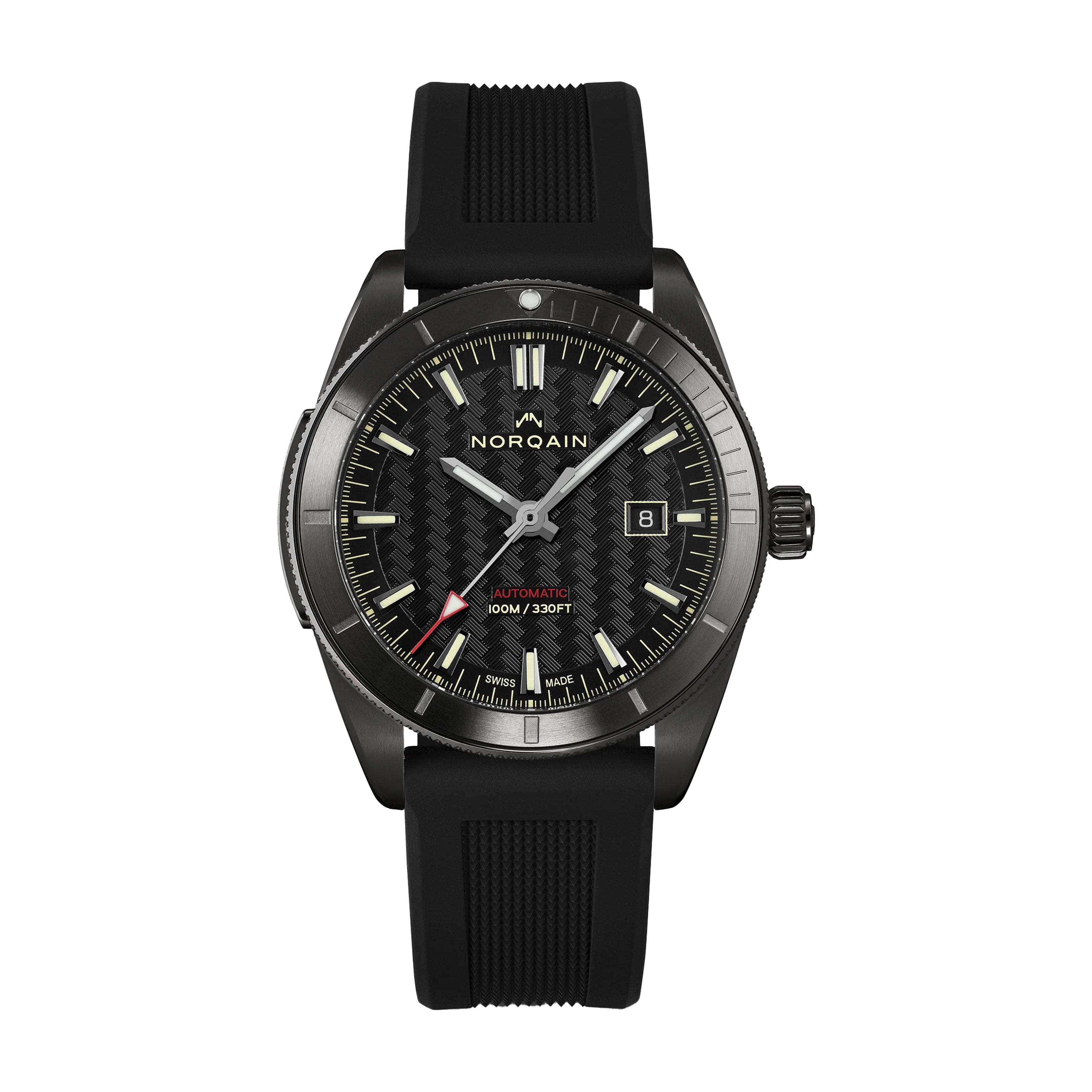 Norqain Adventure Sport DLC Watch, 42mm Black Dial, N1000.08B01.B01.R01