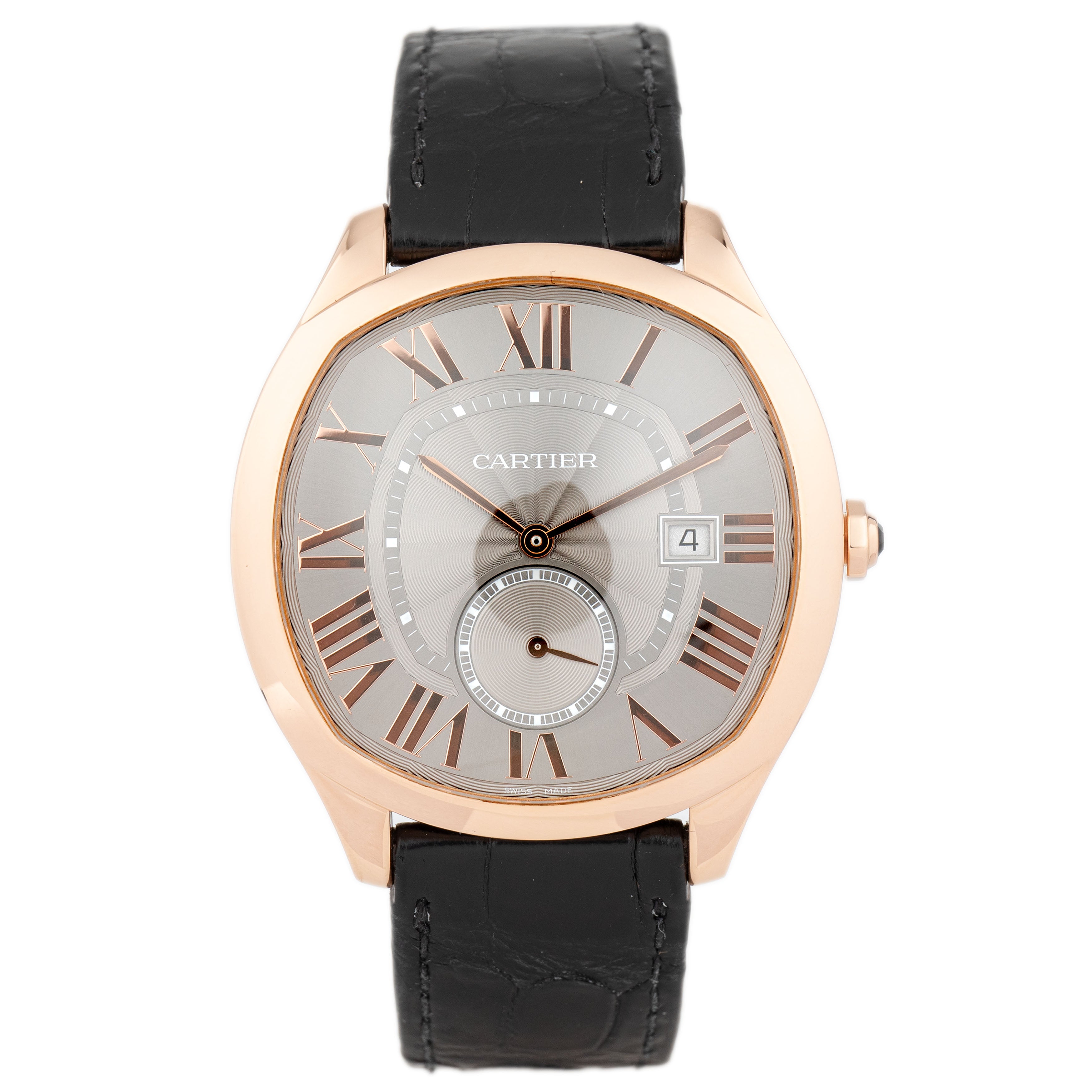 Cartier Drive De Cartier Rose Gold Gray Dial 40X41mm WGNM0004 Full Set