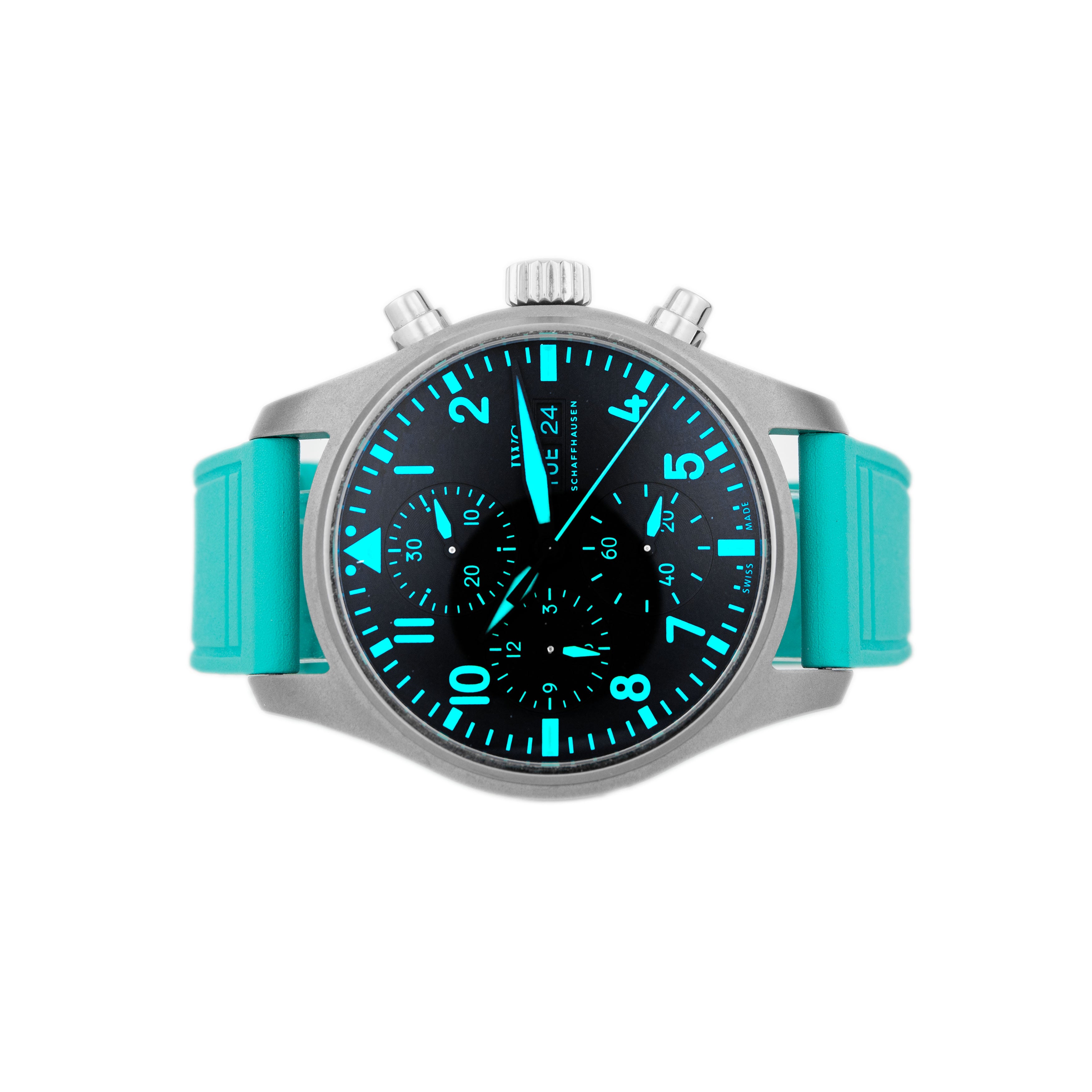 IWC Pilot's Watch Petronas AMGT Titanium Black Dial 41mm IW388108 Full Set