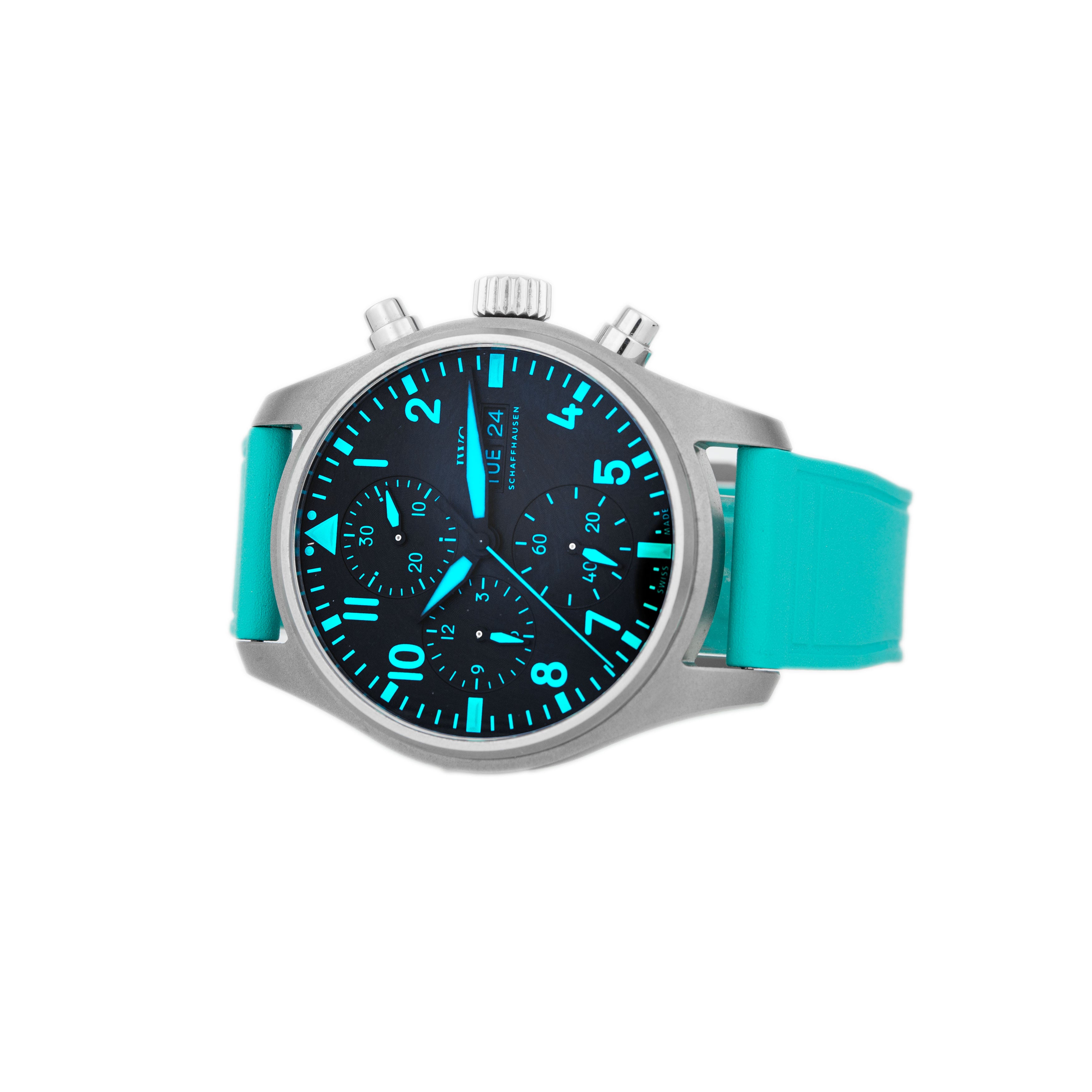 IWC Pilot's Watch Petronas AMGT Titanium Black Dial 41mm IW388108 Full Set