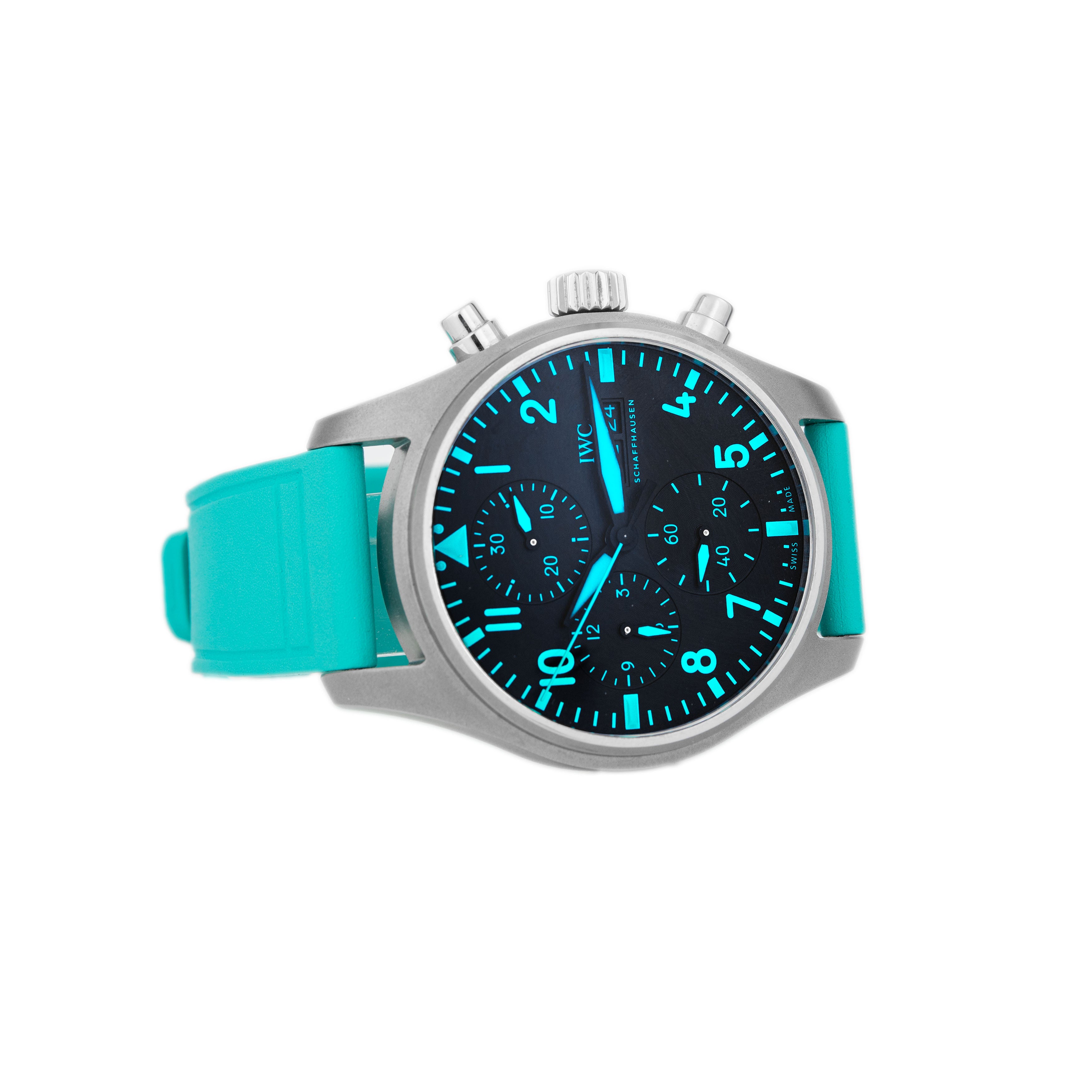 IWC Pilot's Watch Petronas AMGT Titanium Black Dial 41mm IW388108 Full Set