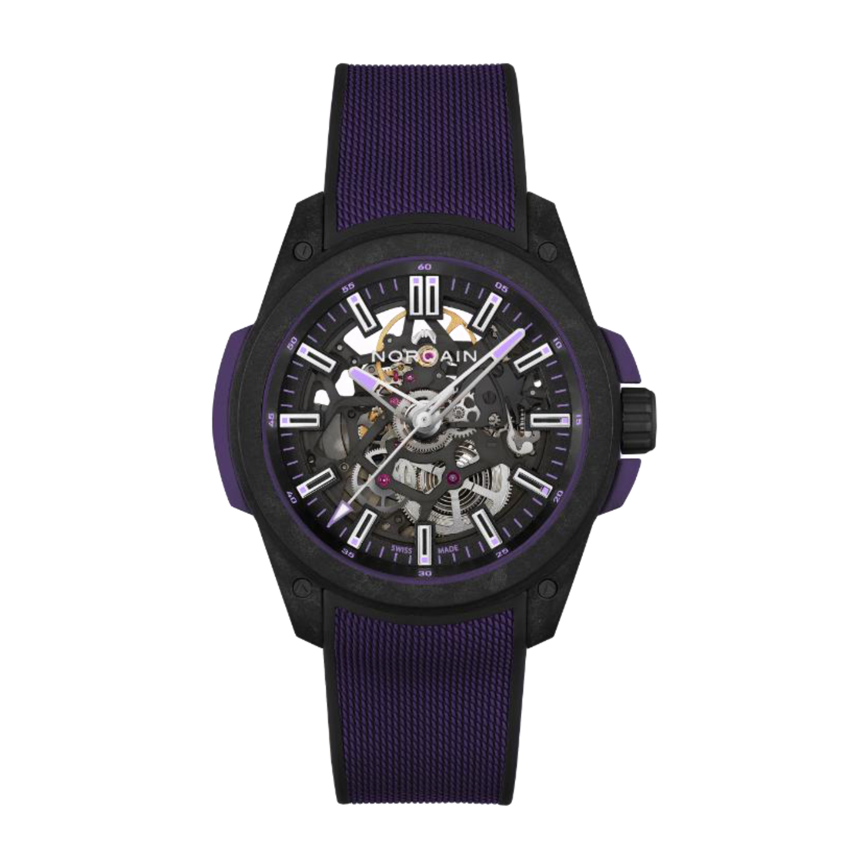 Norqain Wild One Skeleton 42mm Limited Edition Purple Watch, 42mm Skeleton Dial, N3000.07Q26.B23.R02