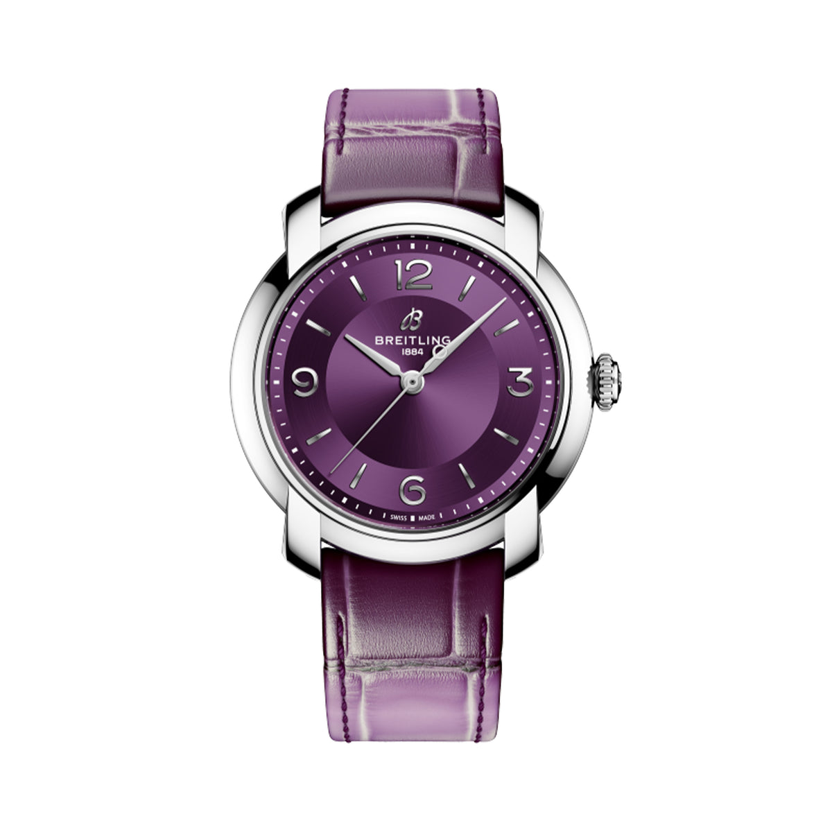 Breitling Lady Premier Automatic 36 Watch, 36mm purple Dial, A10310121Q1P1