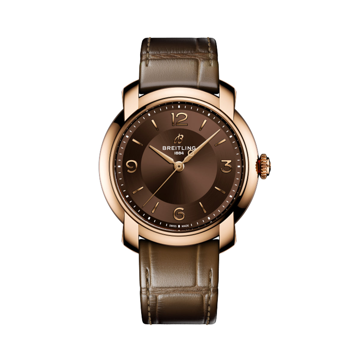 Breitling Lady Premier Automatic 36 Watch, 36mm brown Dial, R10310121Q1P1
