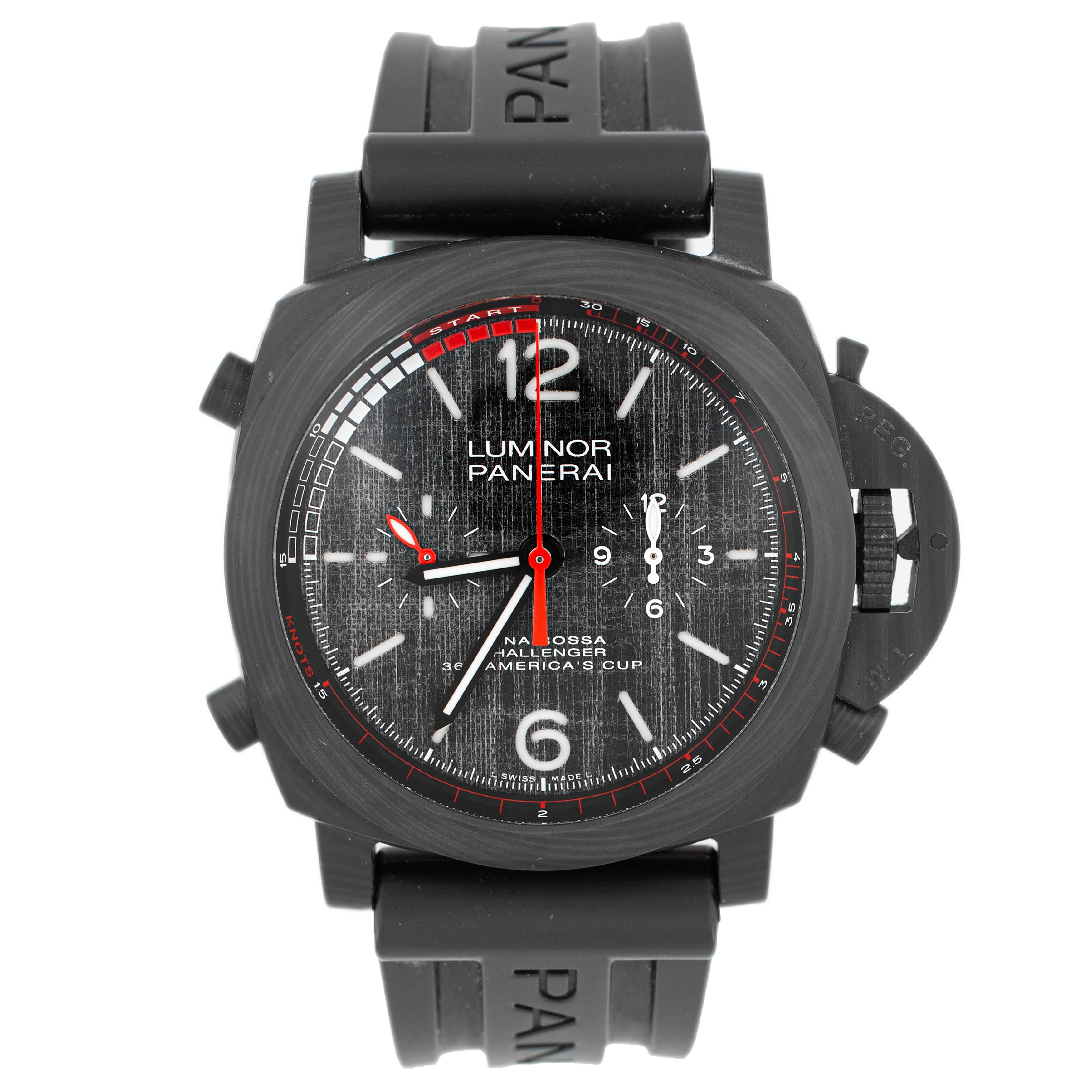 Panerai Luminor 1950 Luna Rossa Regatta Carbon Gray Dial 47mm PAM01038 Full Set