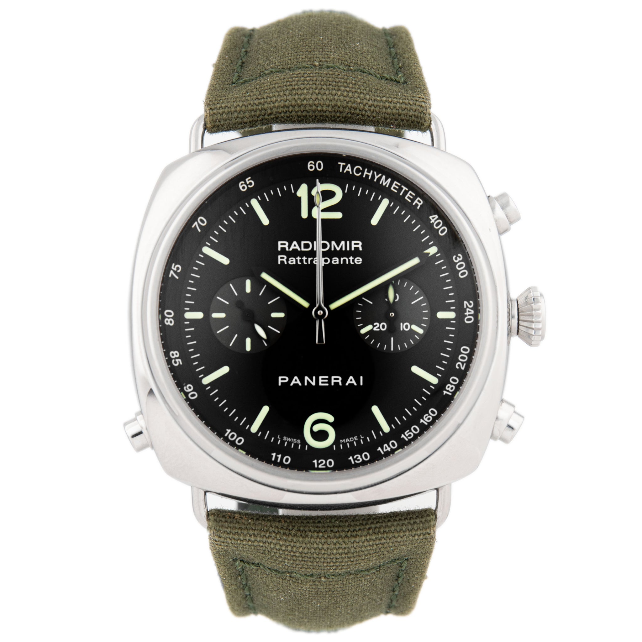 Panerai Radiomir Rattrapante Stainless Steel Black Dial 45mm PAM00214