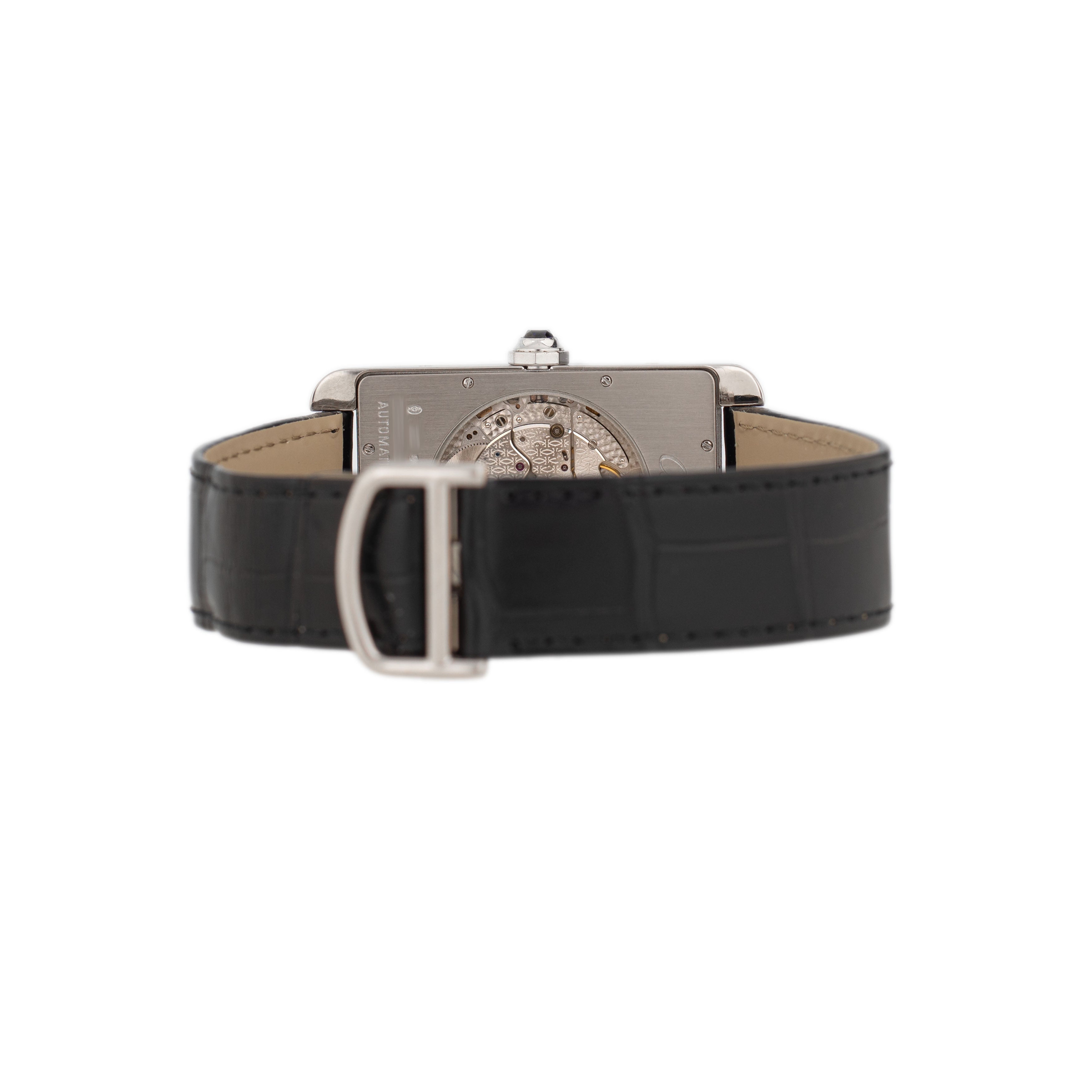 Cartier Tank Americaine XL White Gold Silver Dial 31x51mm 2928