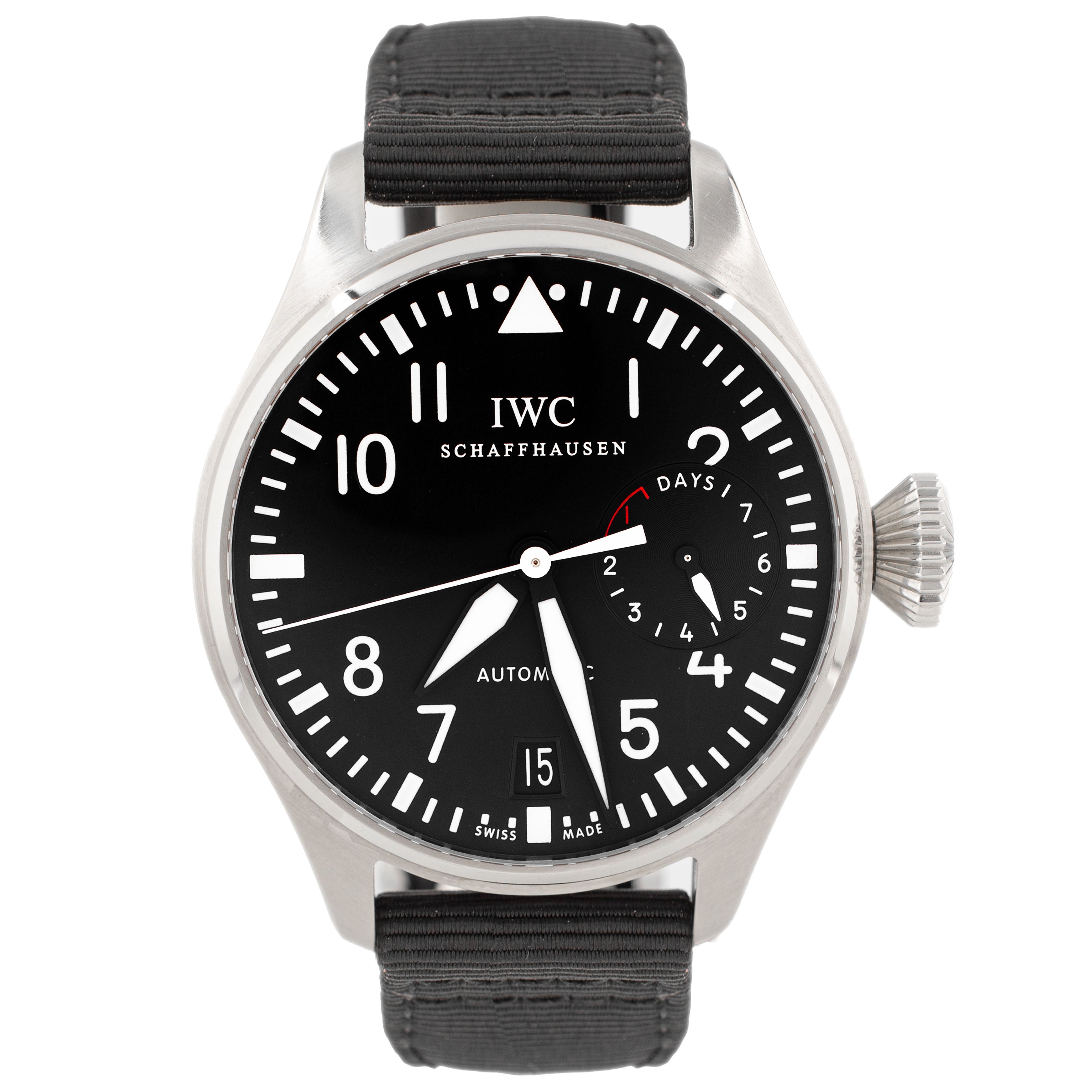 IWC Big Pilot Stainless Steel Black Dial 46mm IW500401 Full Set
