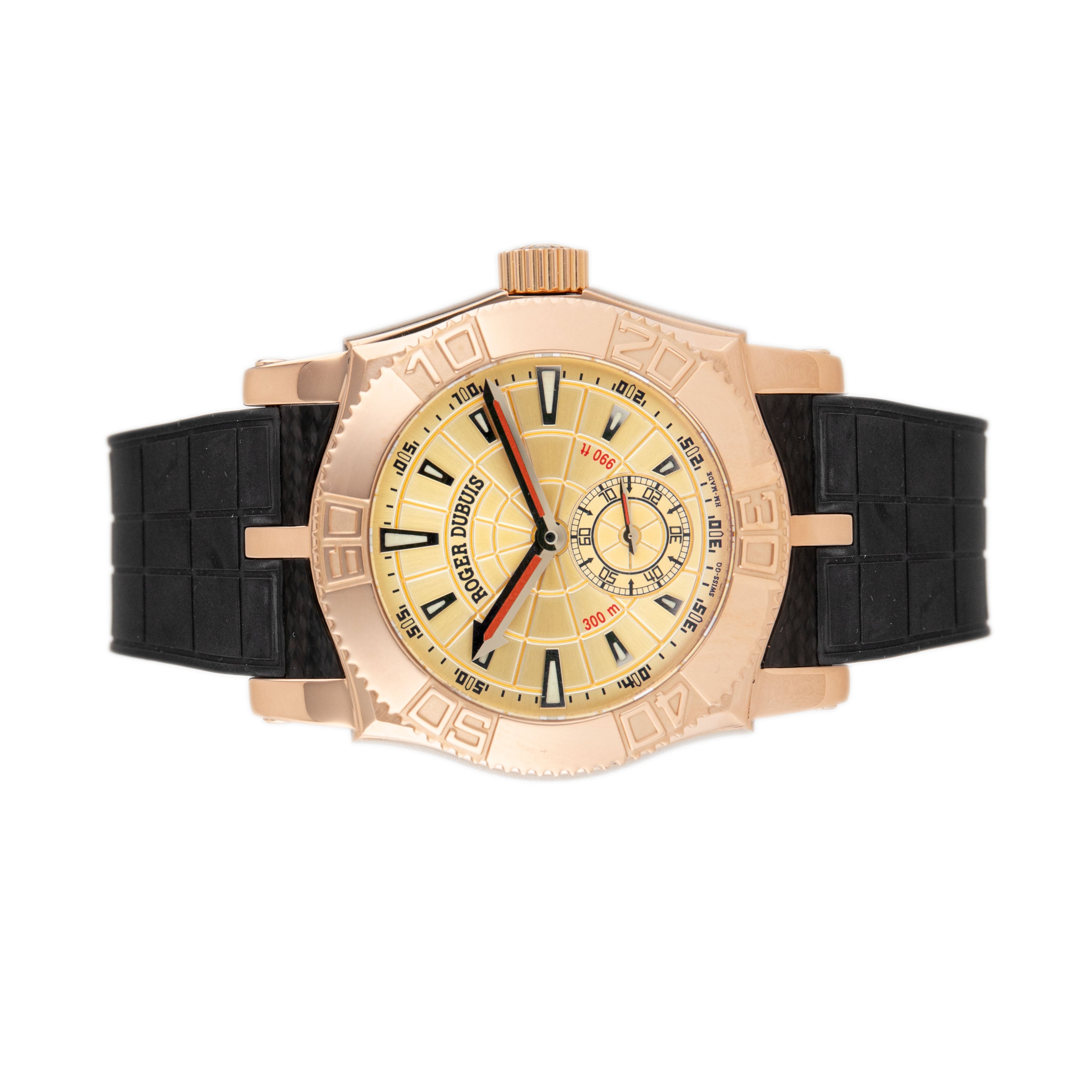 Roger Dubuis Easy Diver Rose Gold Champagne Dial 41mm SE43 14 5 4.53R