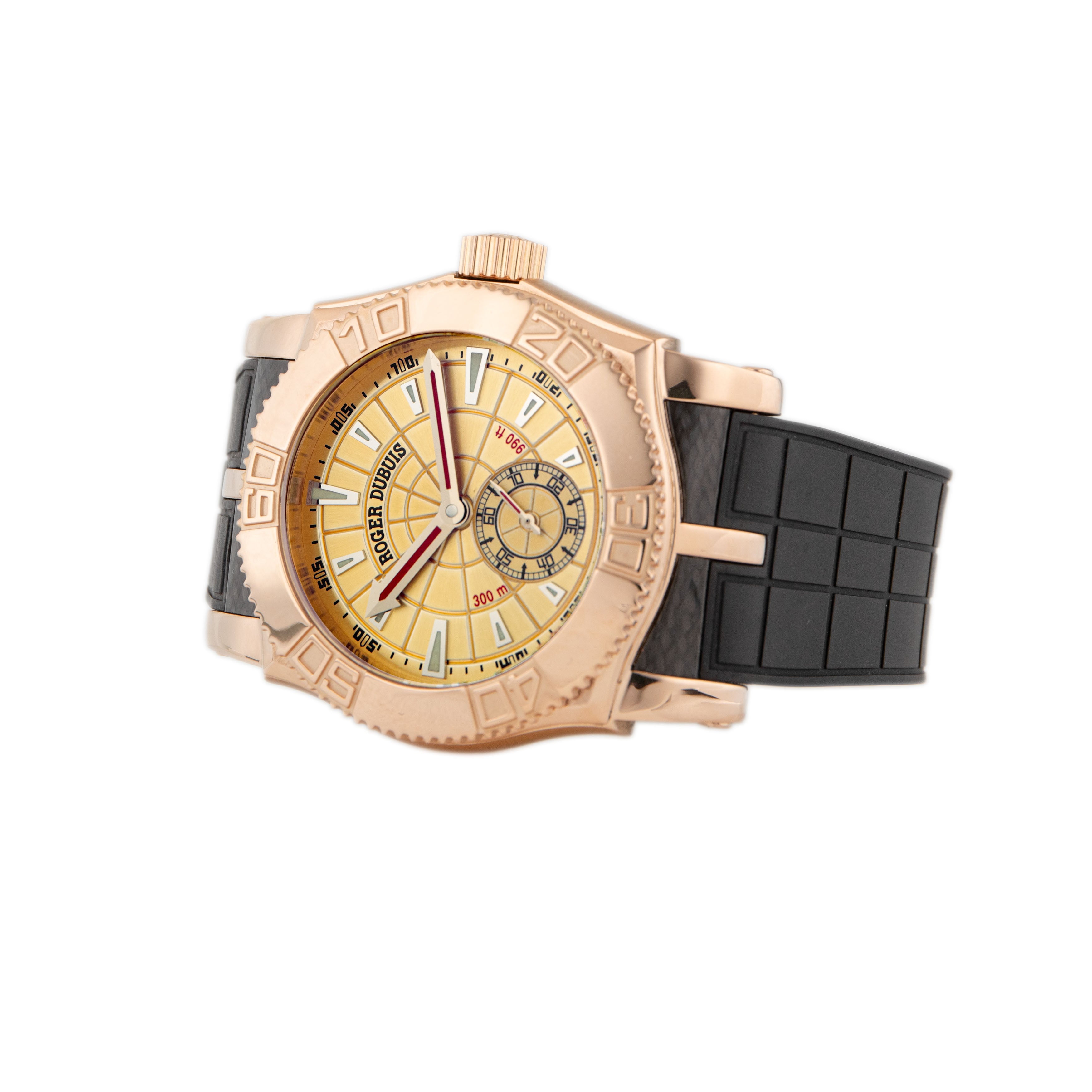 Roger Dubuis Easy Diver Rose Gold Champagne Dial 41mm SE43 14 5 4.53R