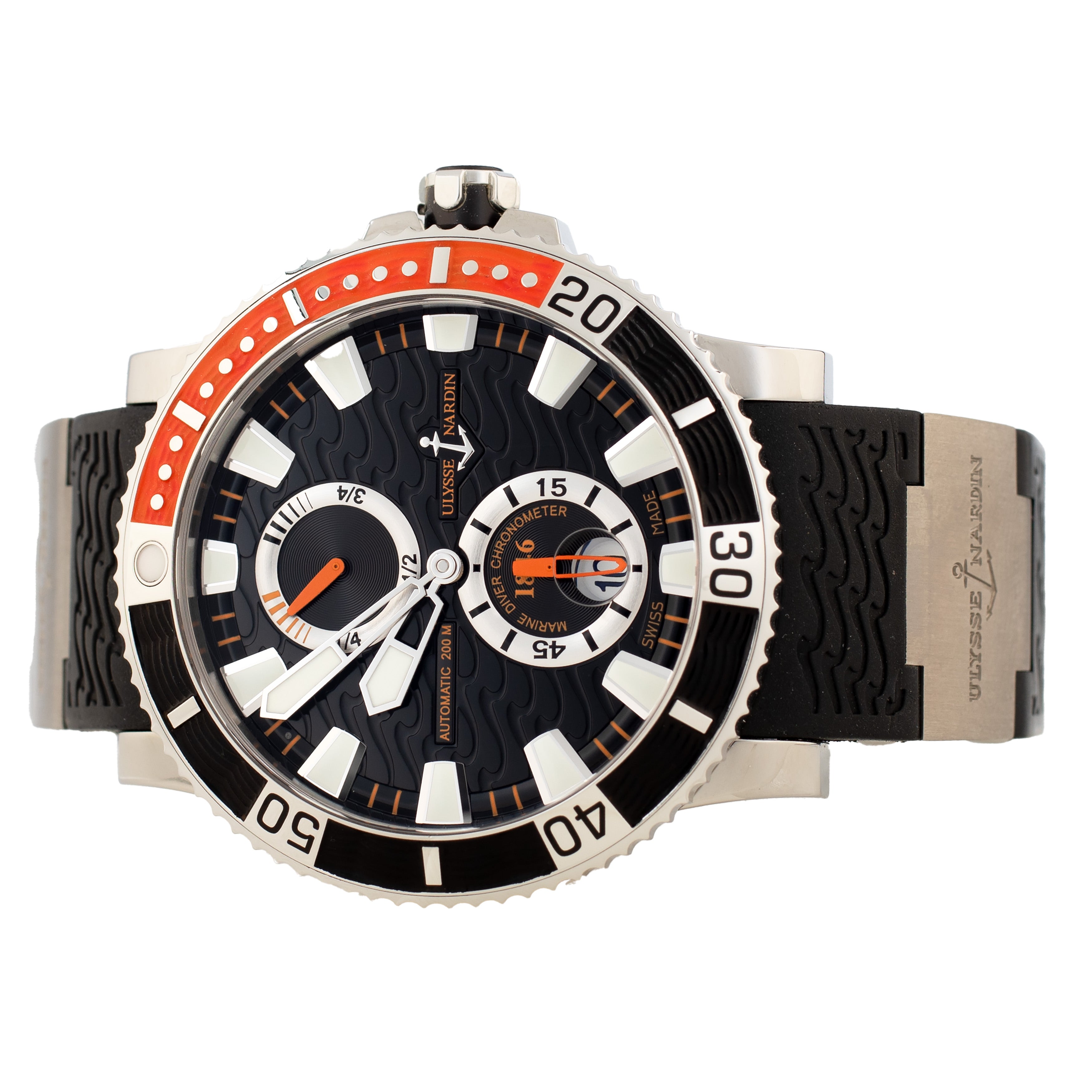 Ulysse Nardin Maxi Marine Diver Titanium Black Dial 45mm 263-90-3/92