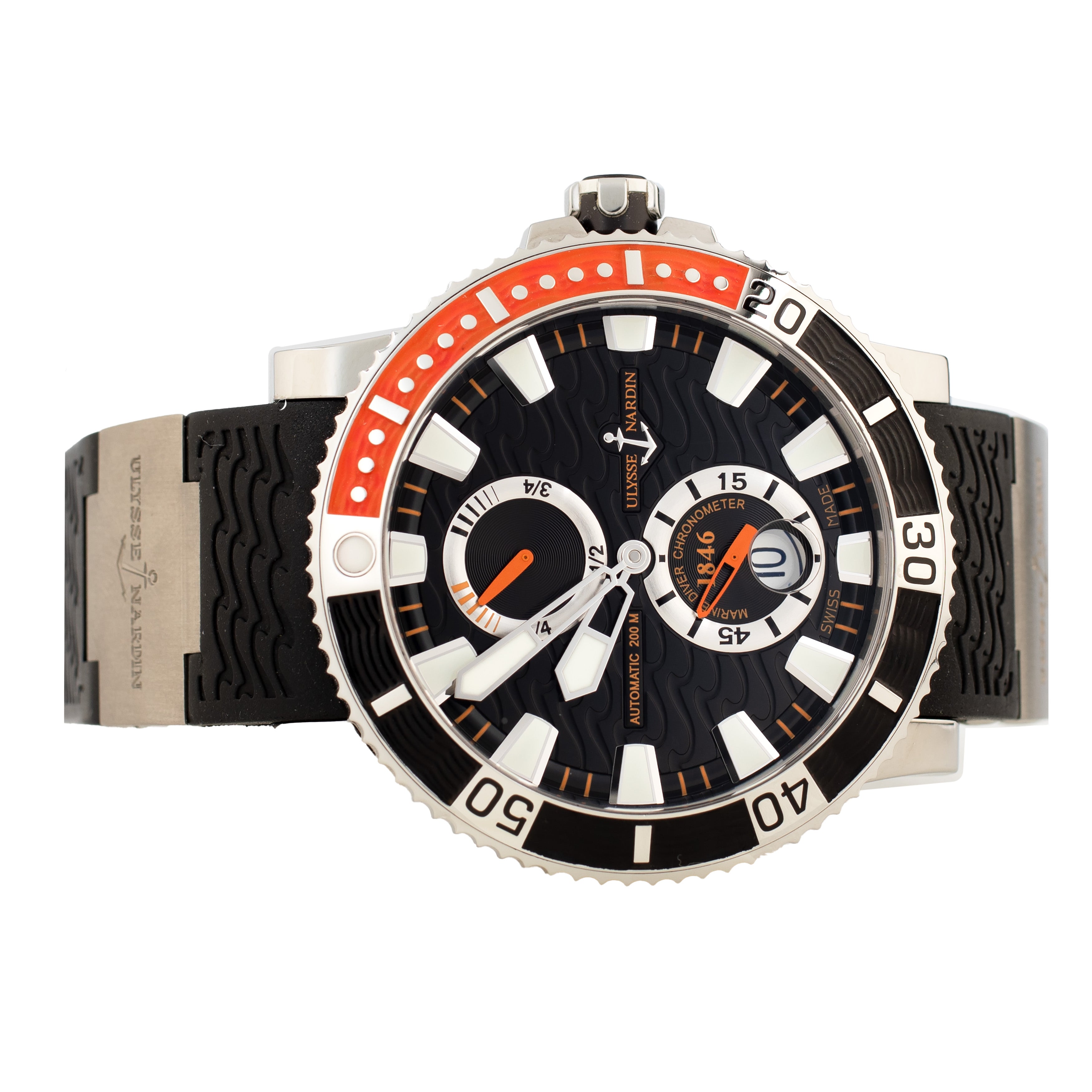 Ulysse Nardin Maxi Marine Diver Titanium Black Dial 45mm 263-90-3/92