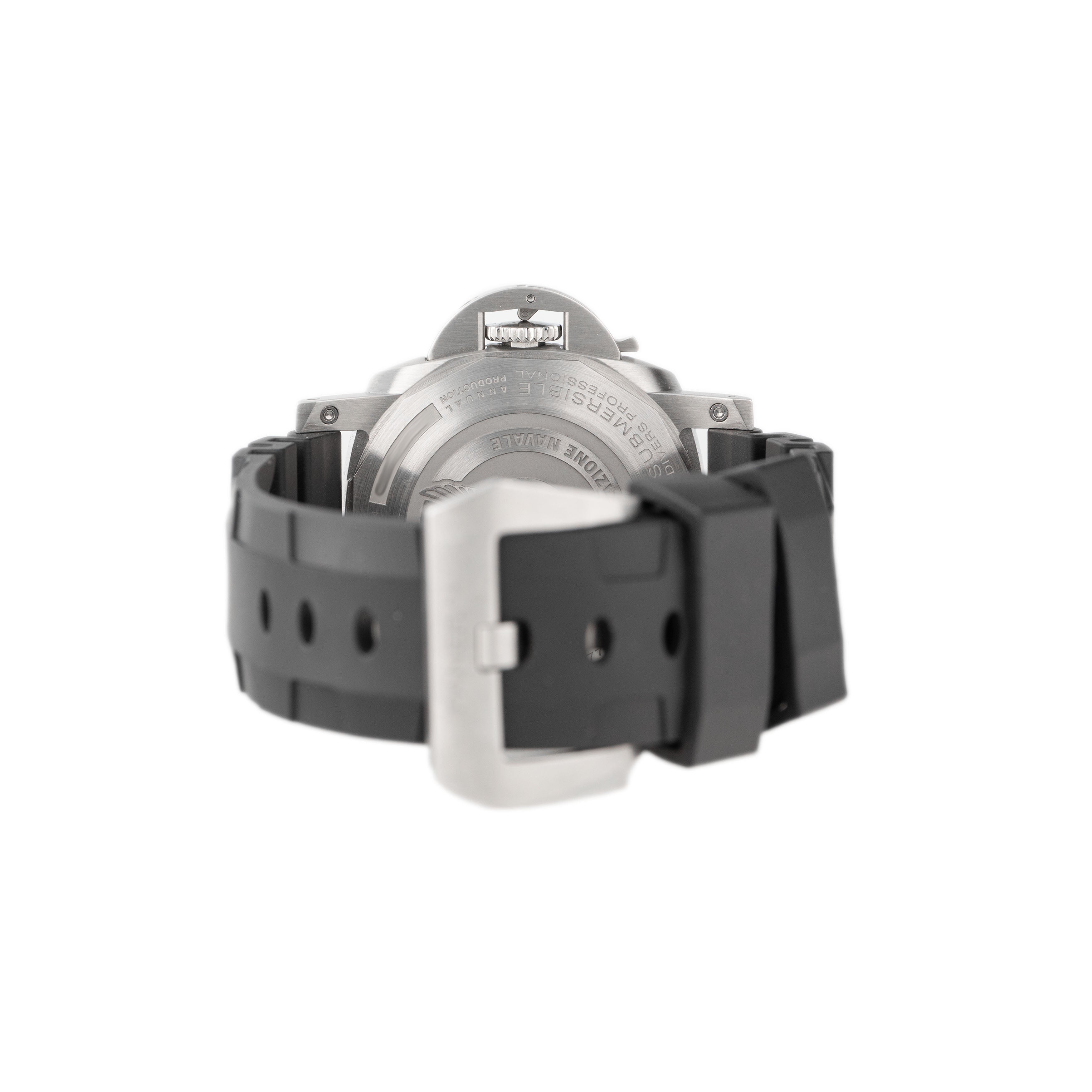 Panerai Submersible Marina Militare Stainless Steel Green Dial 44mm Pam01697 Full Set