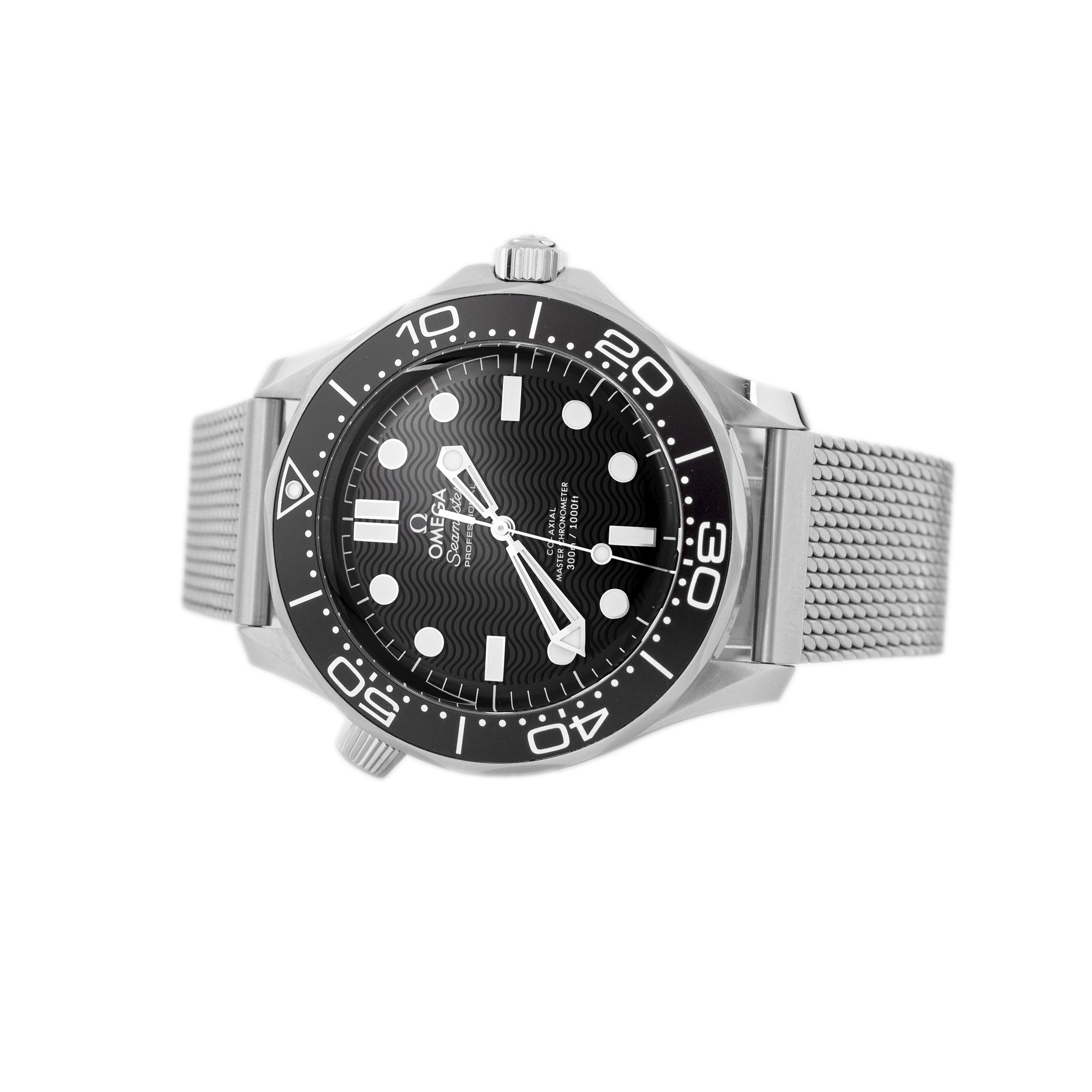 Omega Seamaster Diver 300m Stainless Steel Black Dial 42mm 210.30.42.20.01.010 Full Set