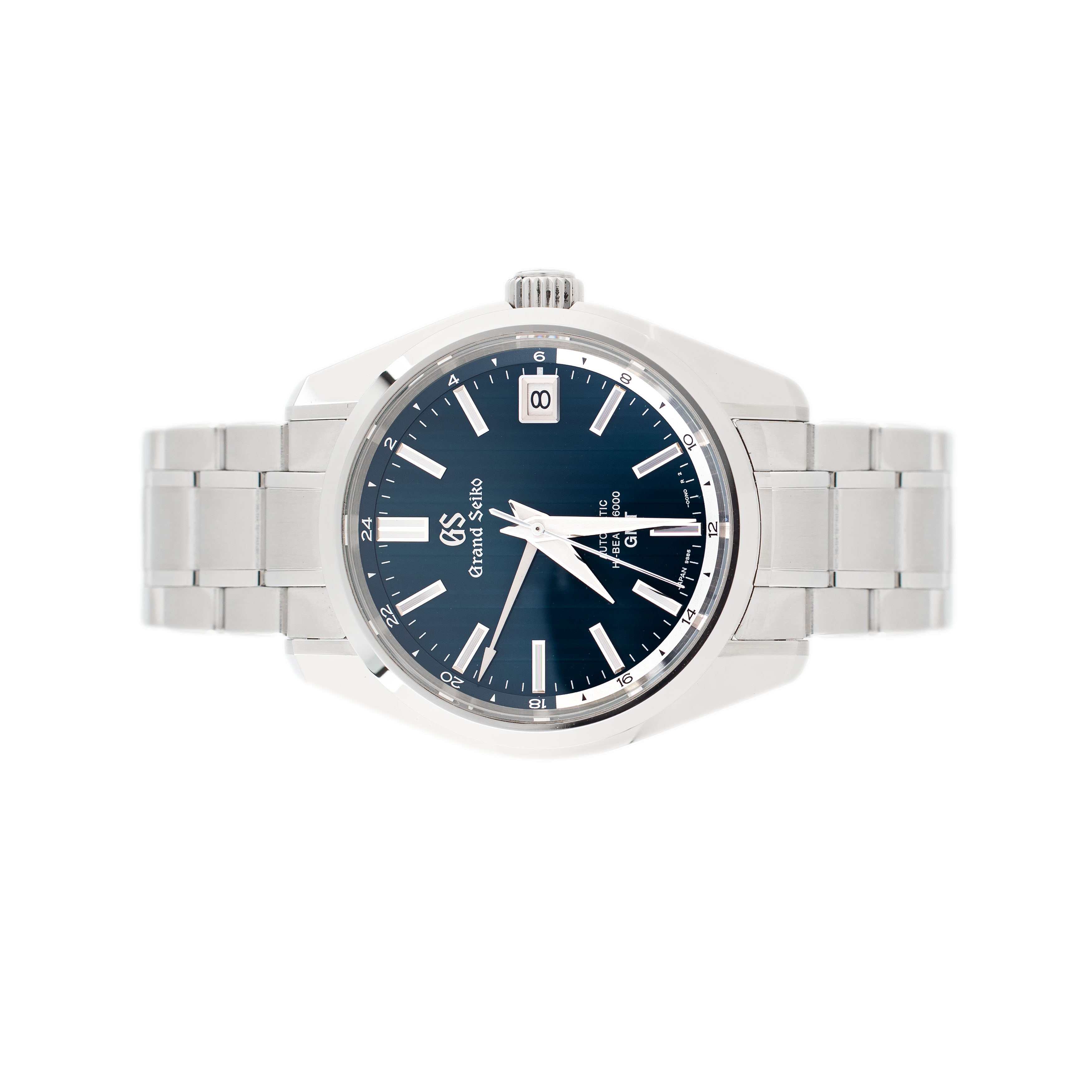 Grand Seiko Heritage GMT Stainless Steel Green Dial 40mm SBGJ241 Full Set