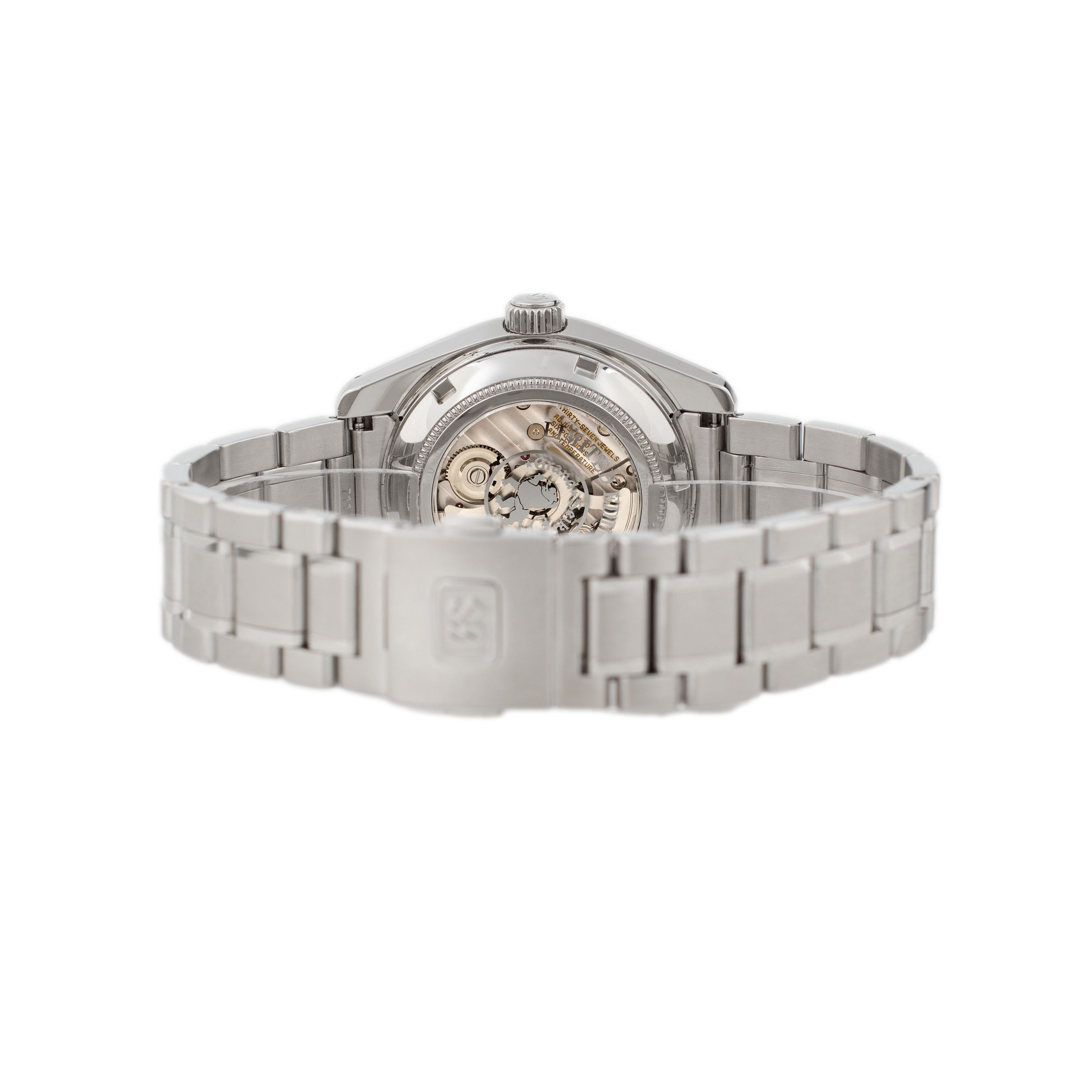 Grand Seiko Heritage GMT Stainless Steel Green Dial 40mm SBGJ241 Full Set