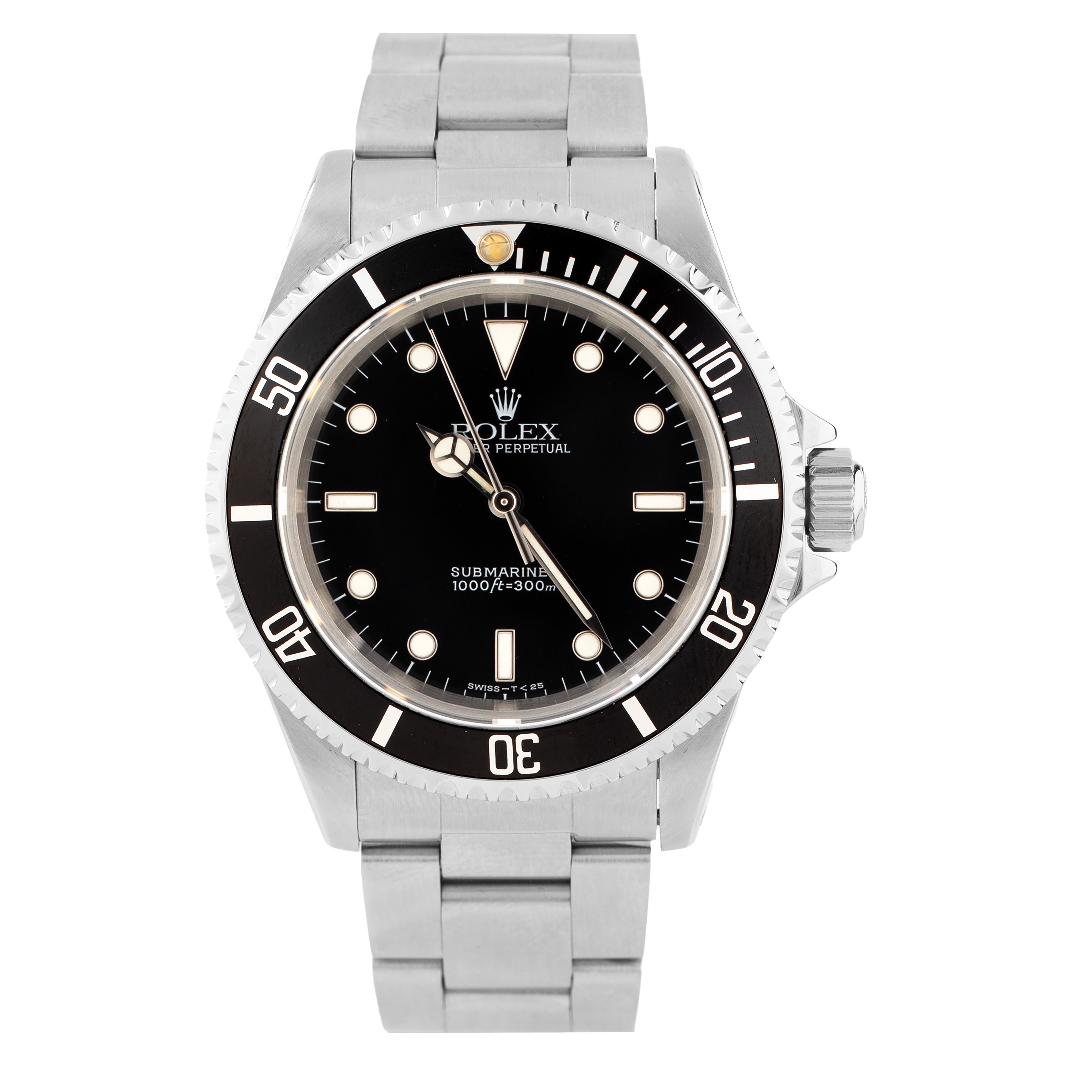 Rolex Submariner Stainless Steel Black Dial 40mm 14060 Full Set