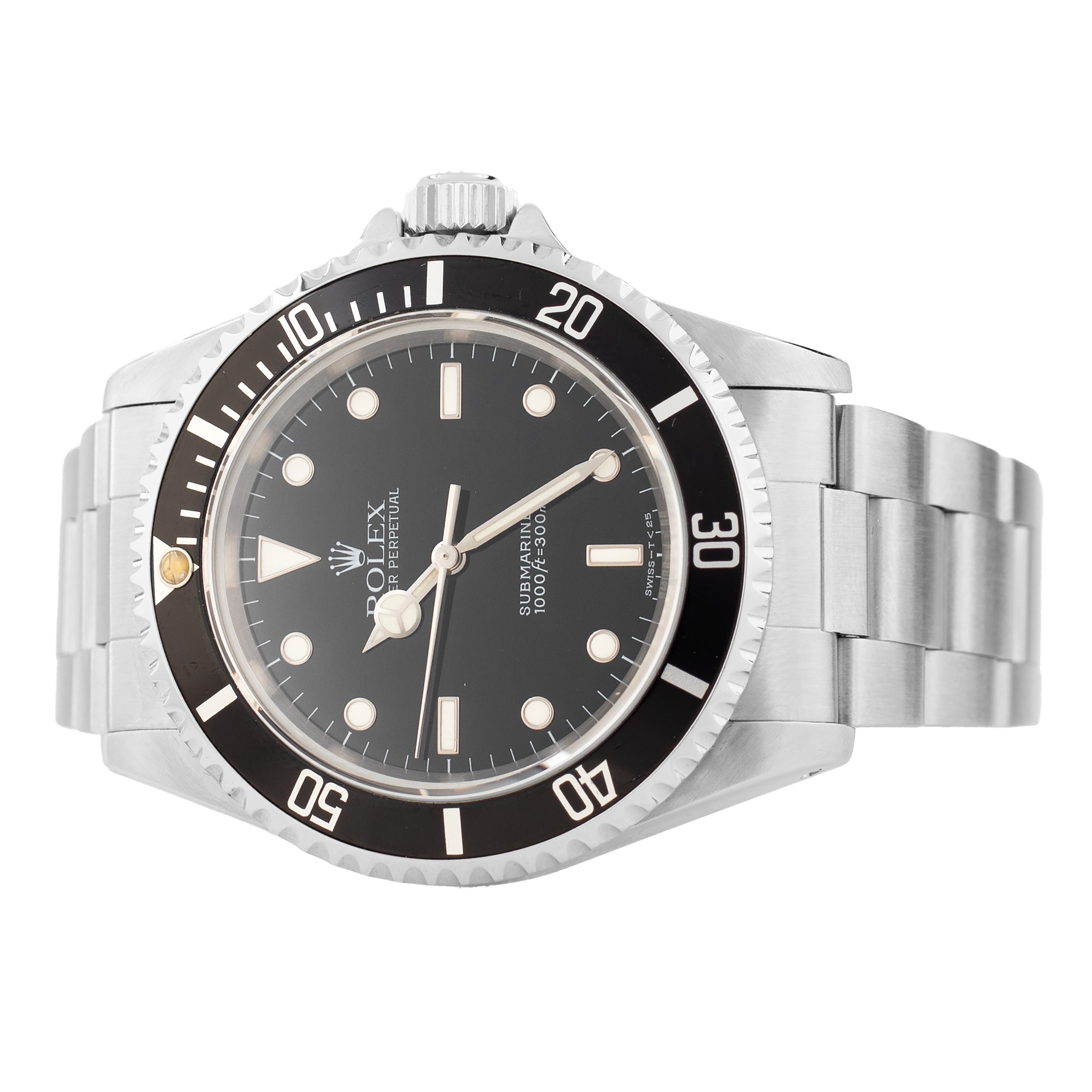 Rolex Submariner Stainless Steel Black Dial 40mm 14060 Full Set