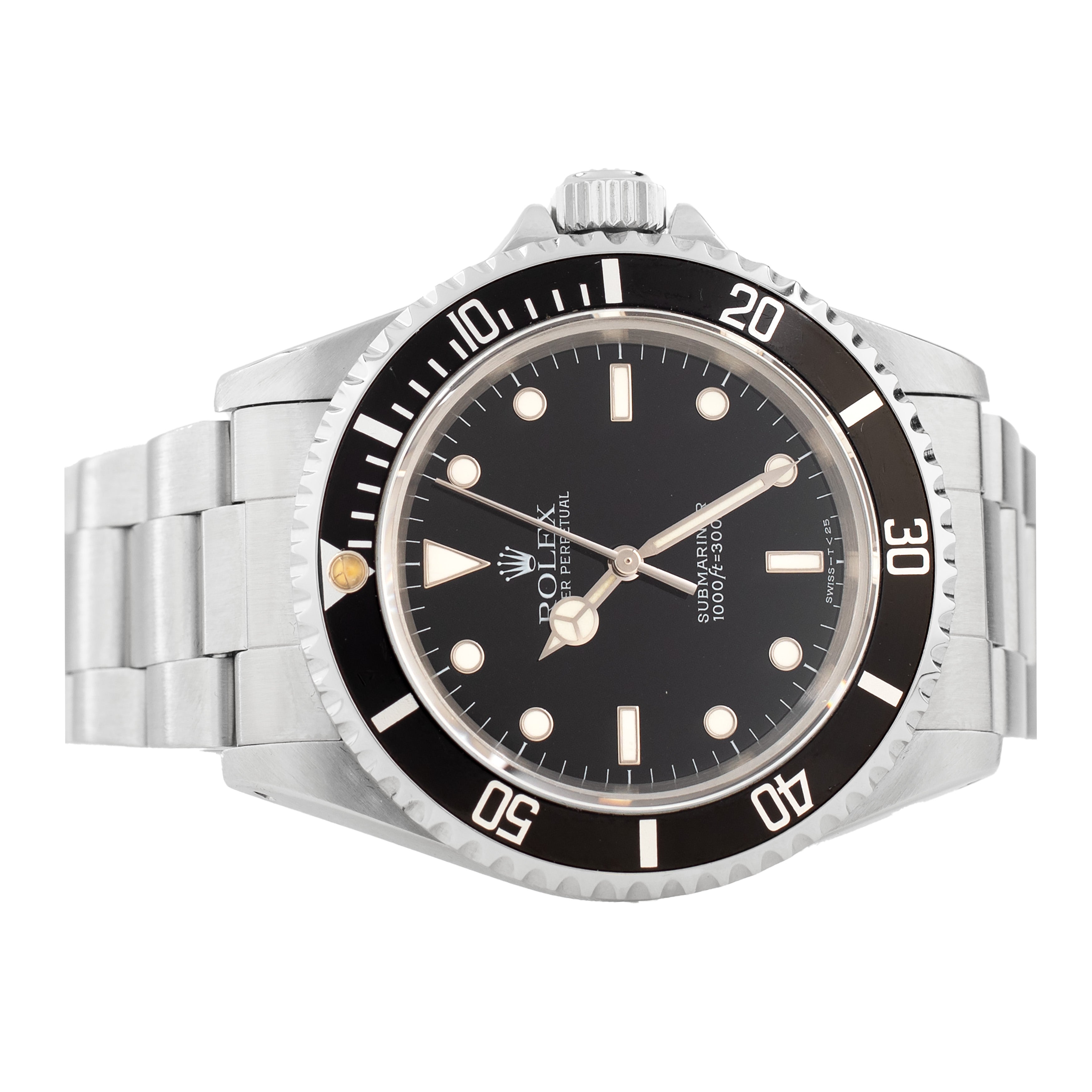Rolex Submariner Stainless Steel Black Dial 40mm 14060 Full Set