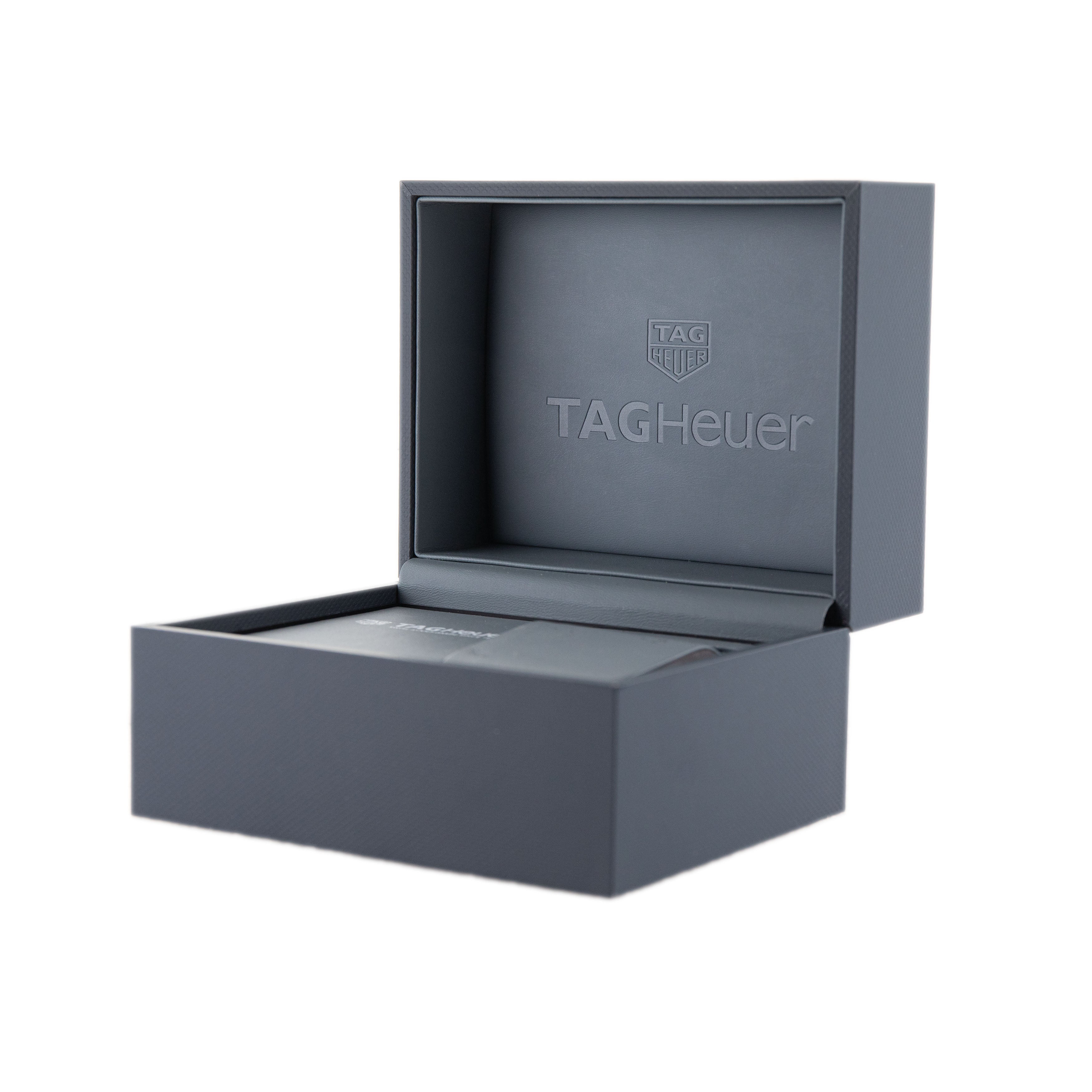 TAG Heuer Link Chronograph Stainless Steel Blue Dial 41mm CBC2112.BA0603 Full Set