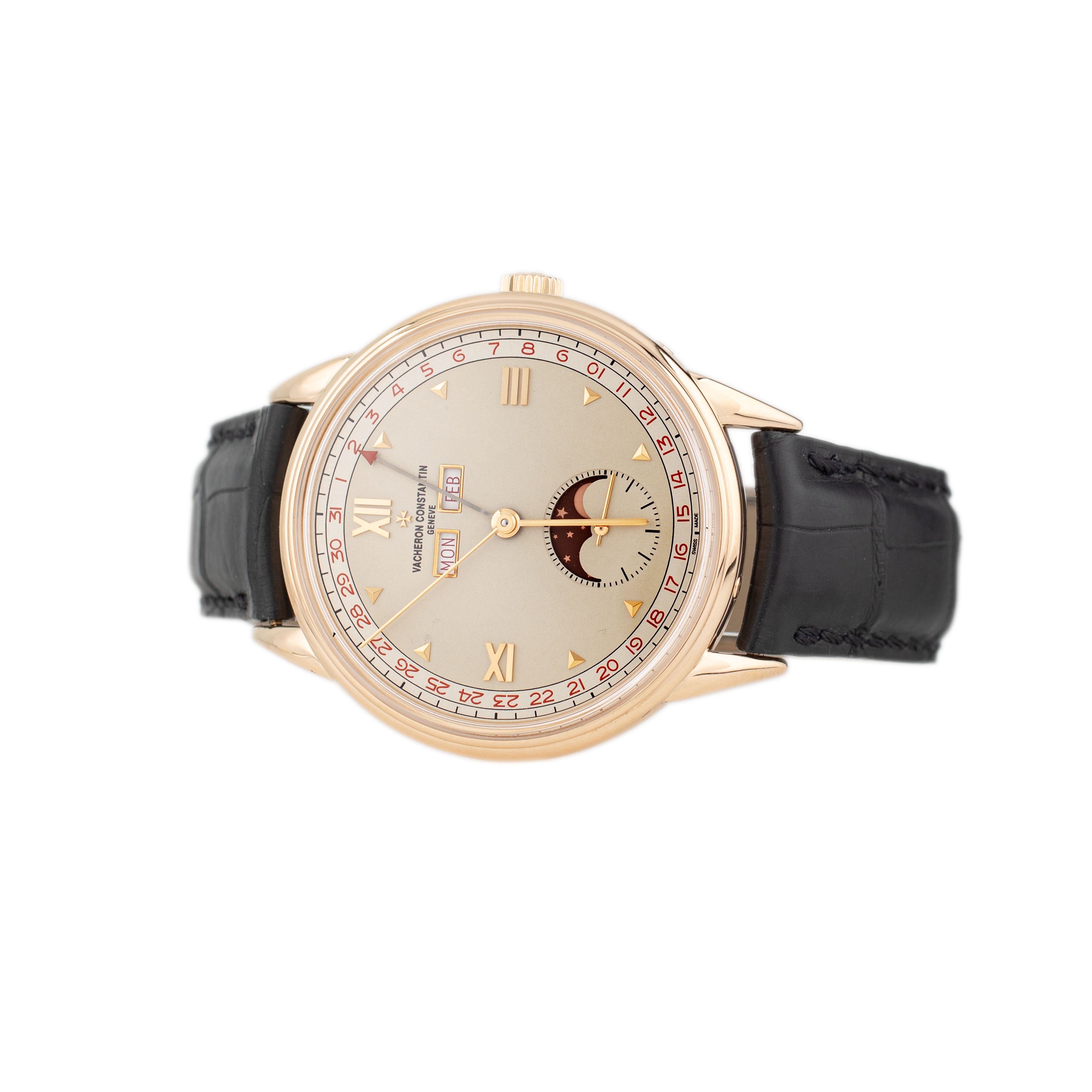 Vacheron Constantin Historiques Triple Calendar Rose Gold Silver 40mm 3100V/000R-B359 Full Set