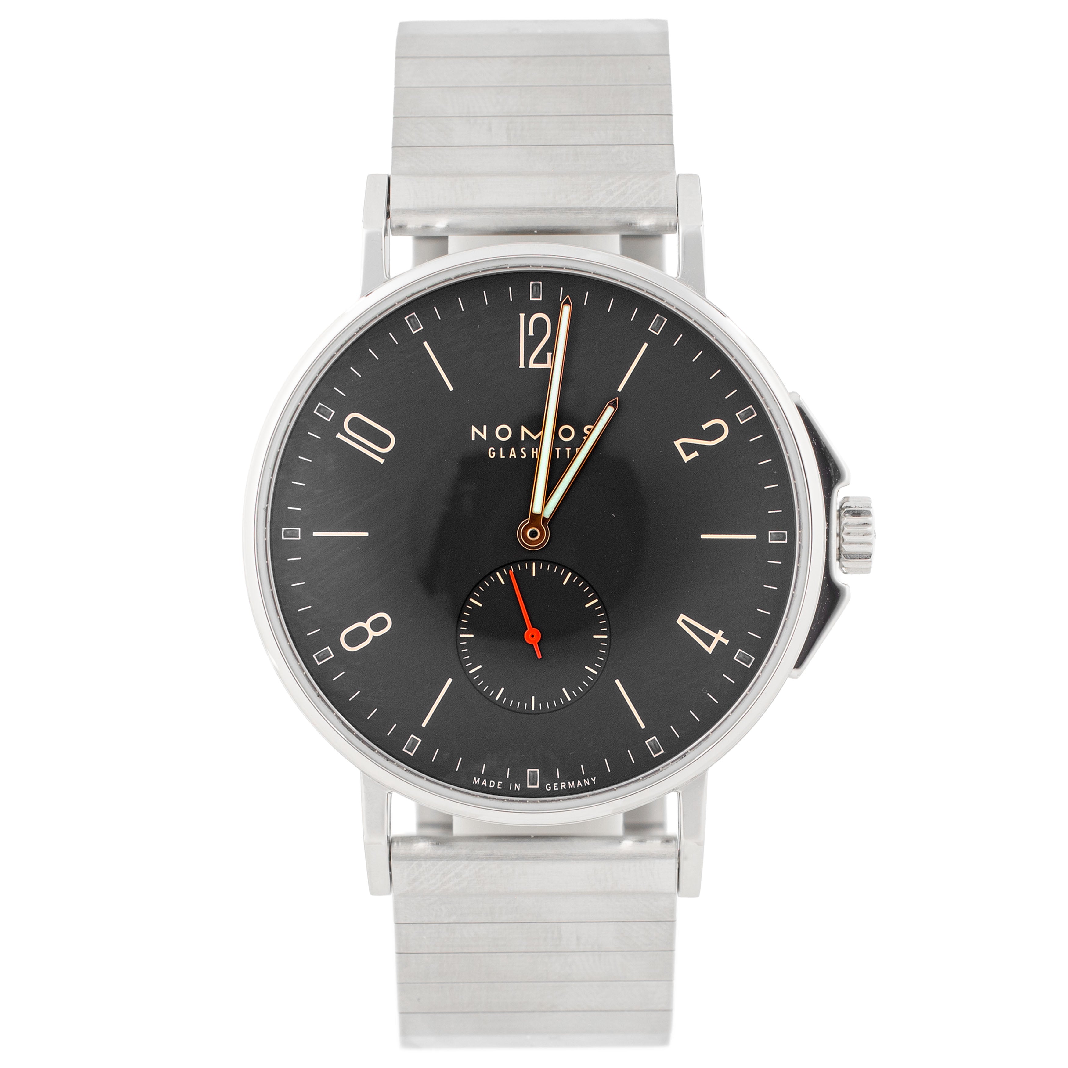 NOMOS Glashutte Ahoi Atlantik Stainless Steel Gray Dial 40mm 552 Full Set