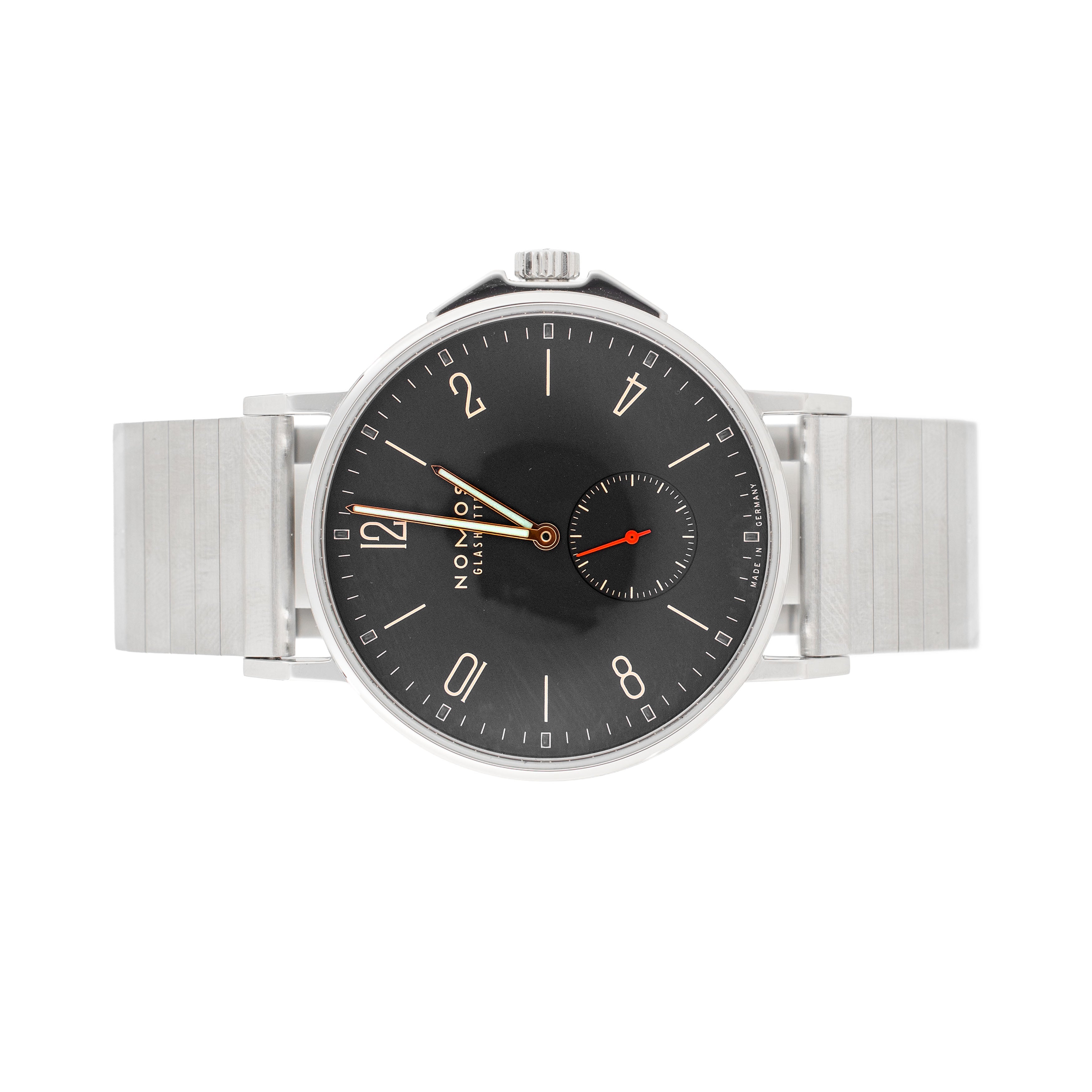 NOMOS Glashutte Ahoi Atlantik Stainless Steel Gray Dial 40mm 552 Full Set