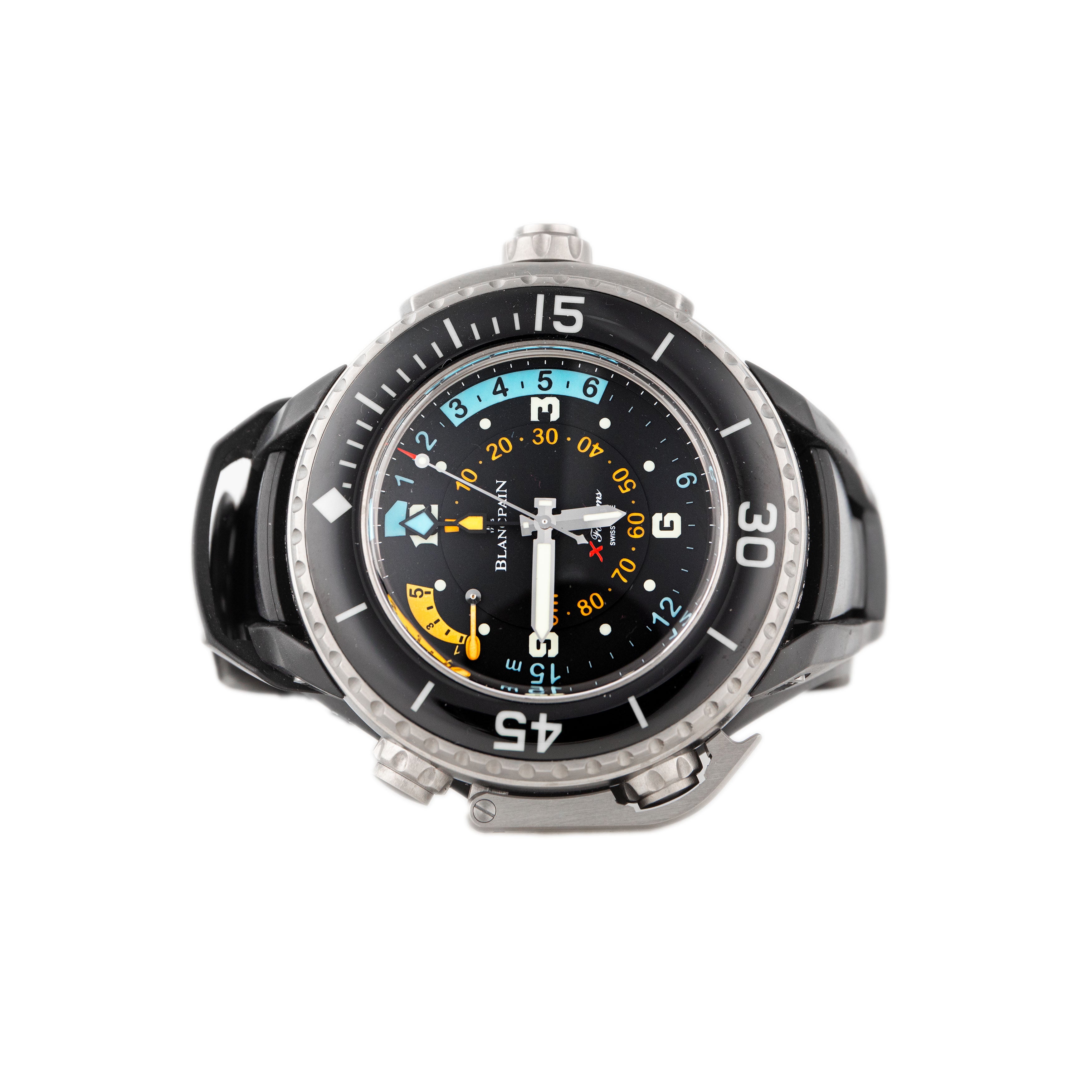 Blancpain Fifty Fathoms X Fathoms Titanium Black Dial 55.6mm 5018 1230 64A