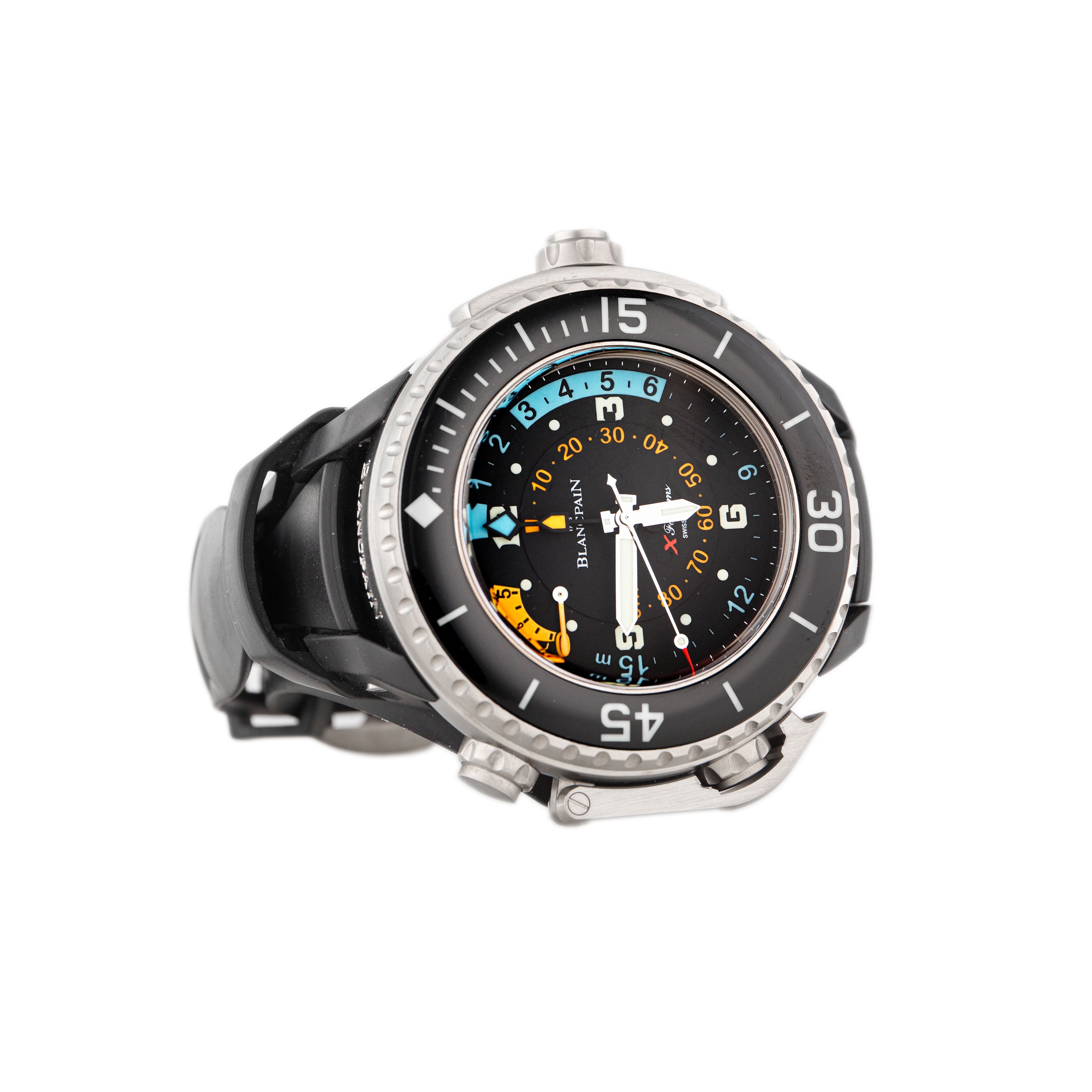 Blancpain Fifty Fathoms X Fathoms Titanium Black Dial 55.6mm 5018 1230 64A