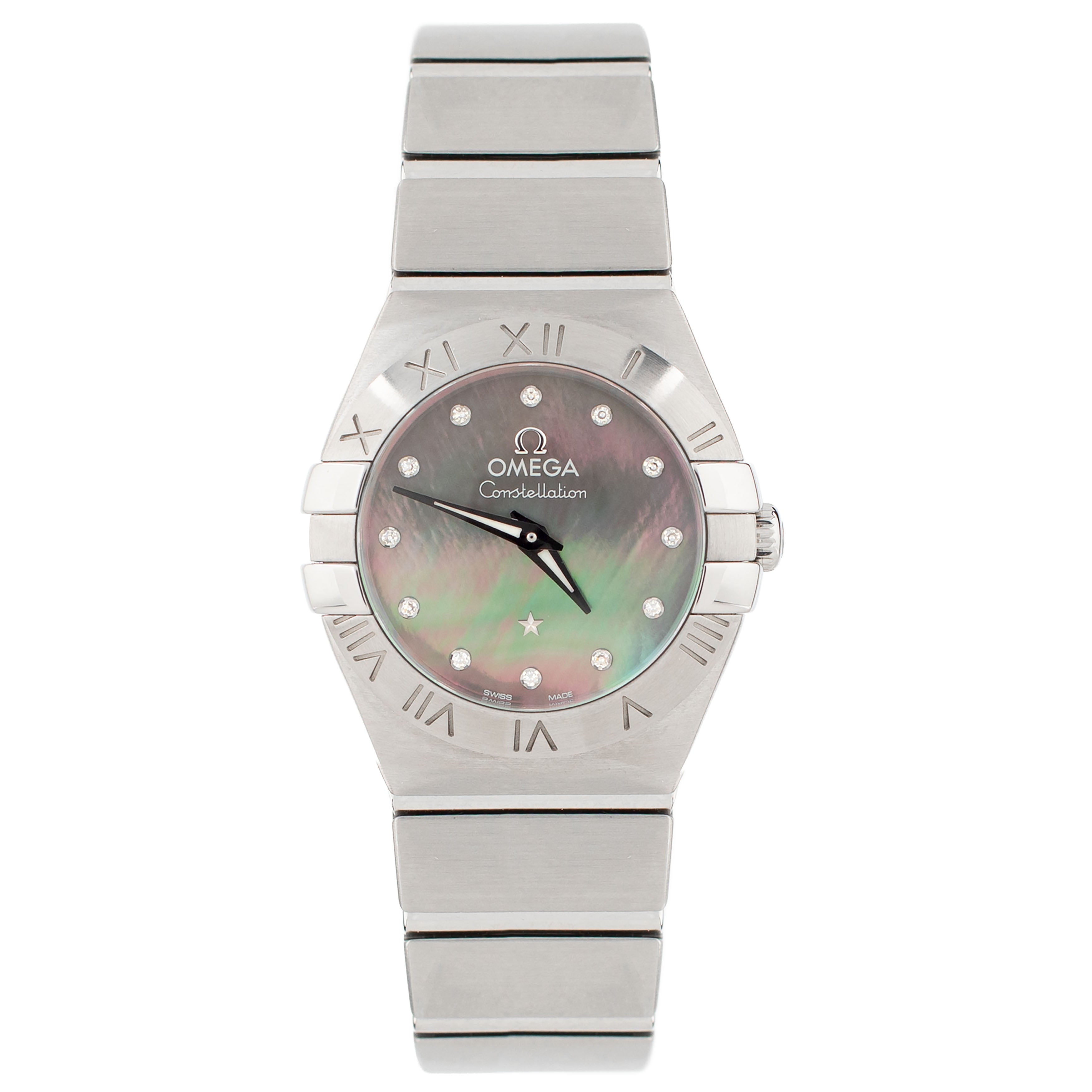 Omega Constellation Tahiti Stainless Steel MOP Dial 24mm 123.10.24.60.57.003 Full Set