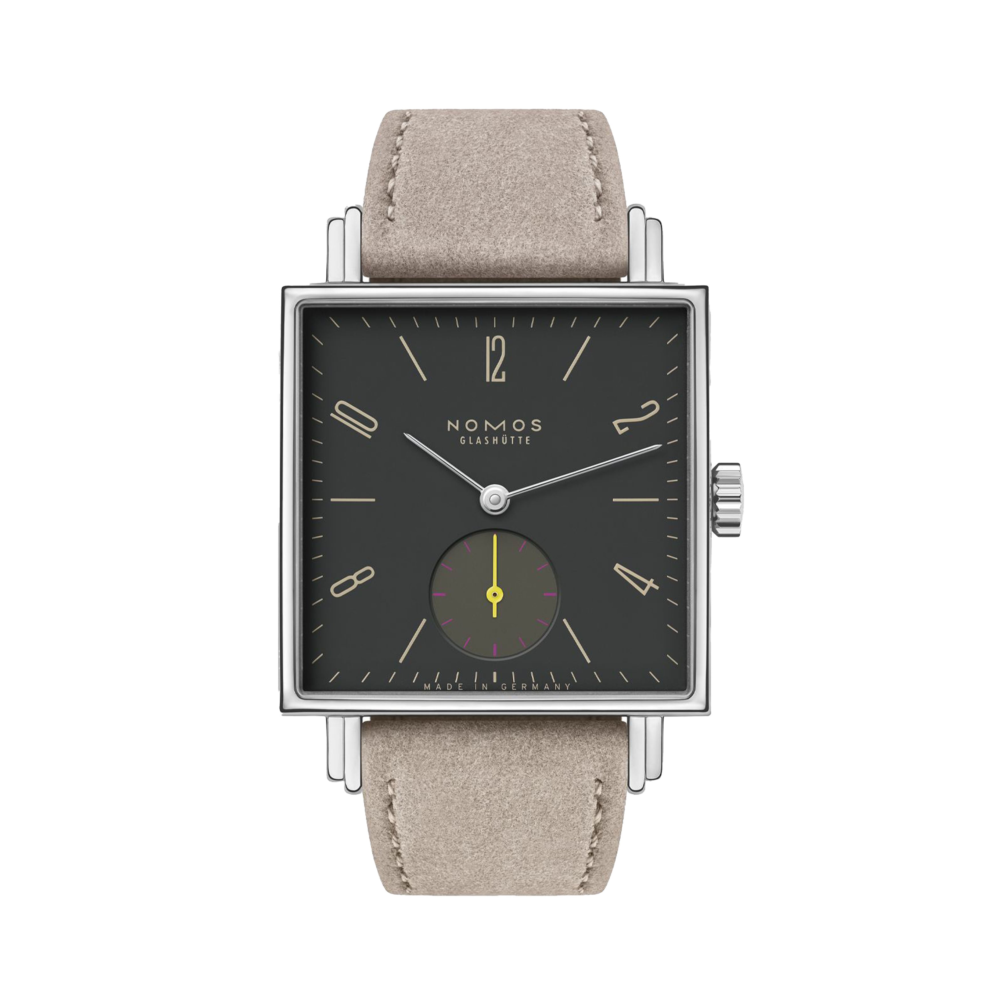 Nomos Glashutte Tetra Basalt Watch, 29.5mm Anthracite Dial, 440