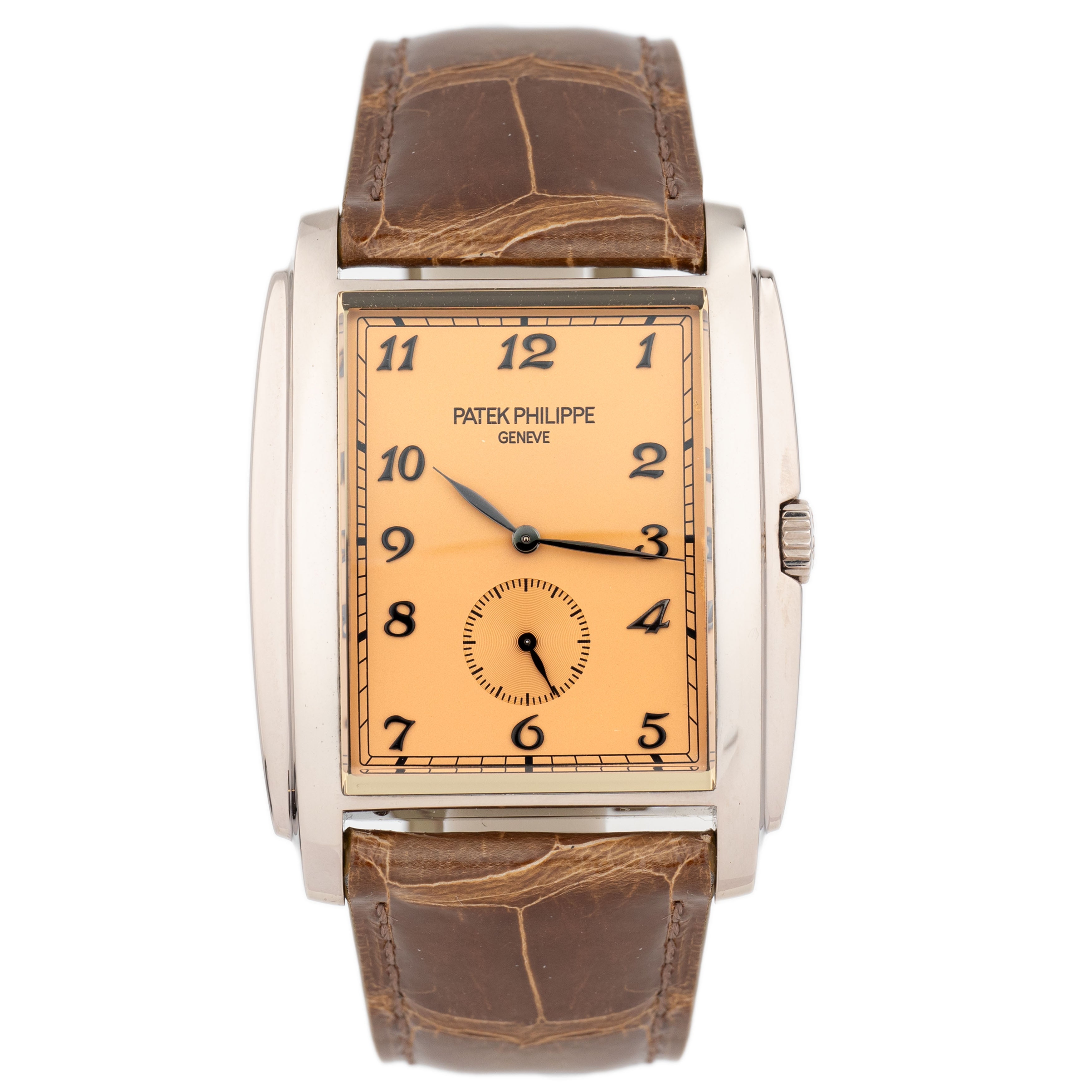 Patek Philippe Gondolo White Gold Salmon Dial 43X33mm 5124G-001