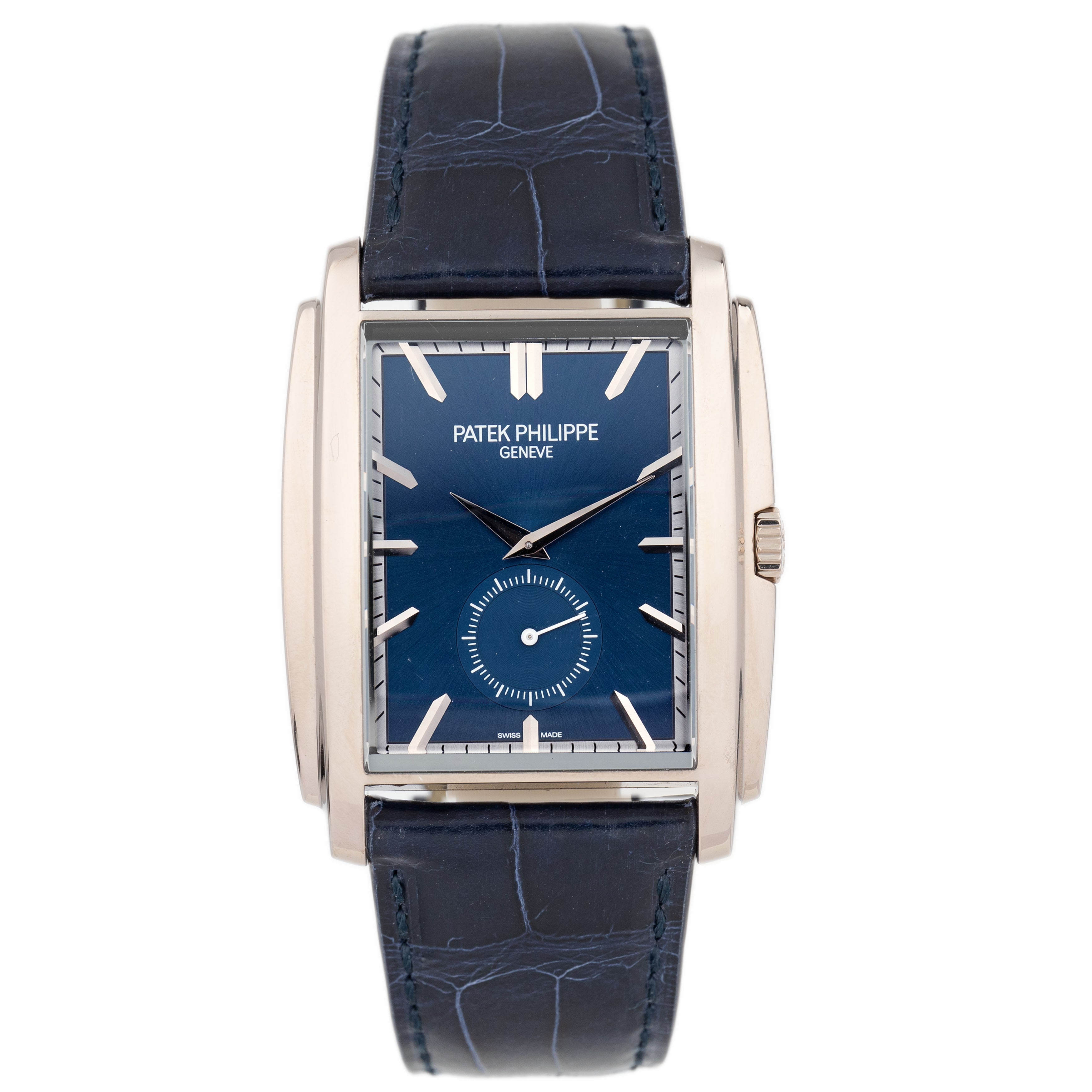 Patek Philippe Gondolo White Gold Blue Dial 43X33mm 5124G-011