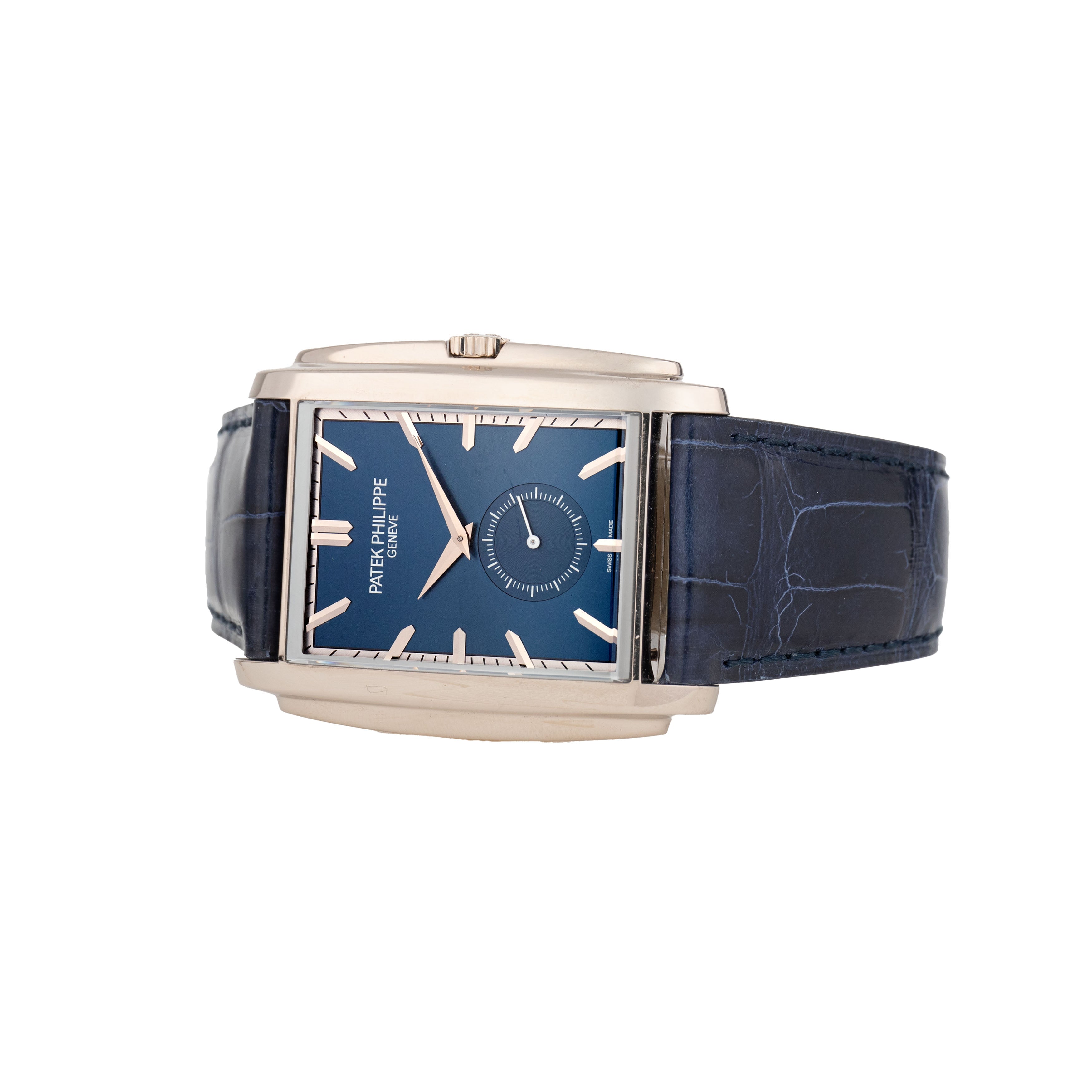Patek Philippe Gondolo White Gold Blue Dial 43X33mm 5124G-011