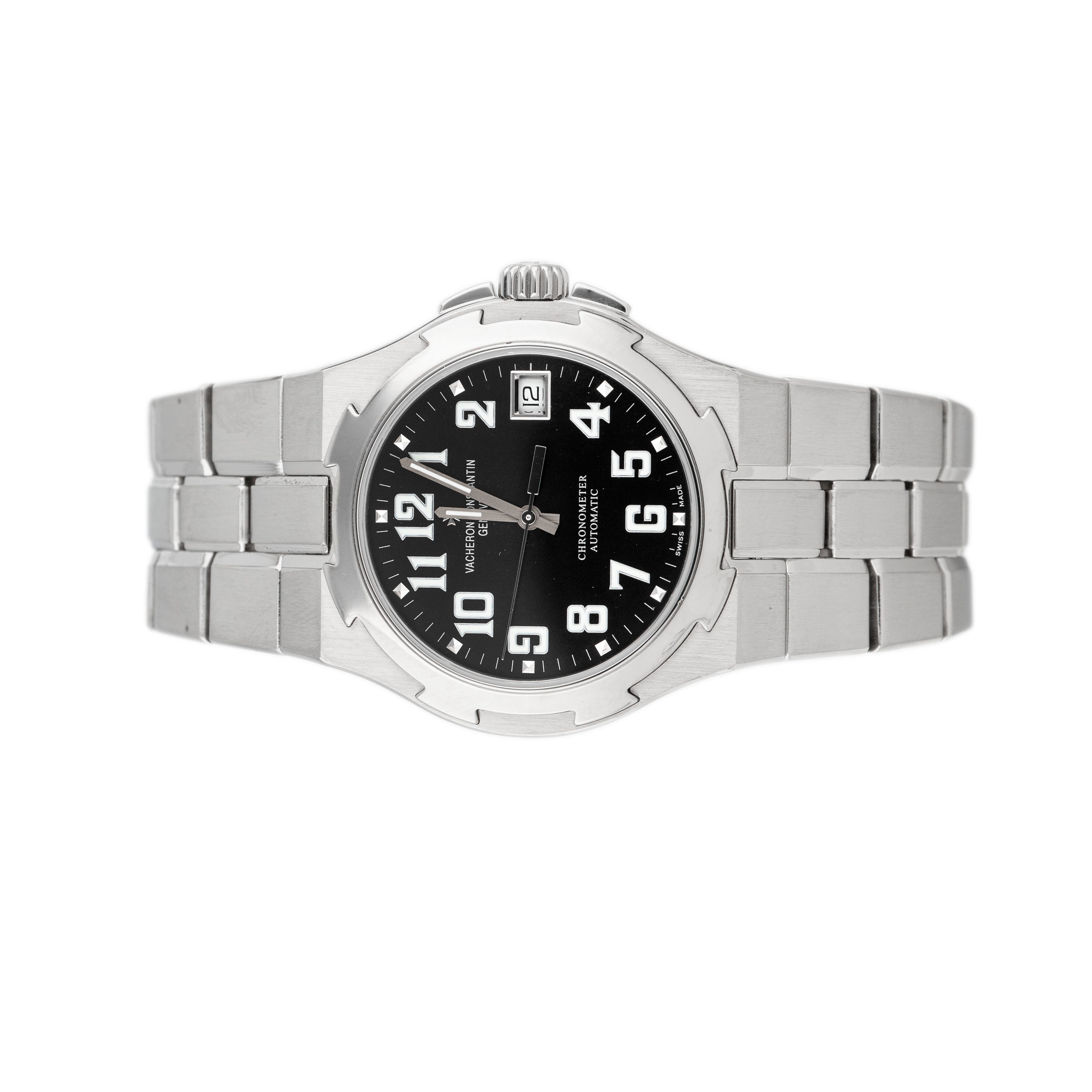 Vacheron Constantin Overseas Stainless Steel Black Dial 37mm 42042/423A Full Set