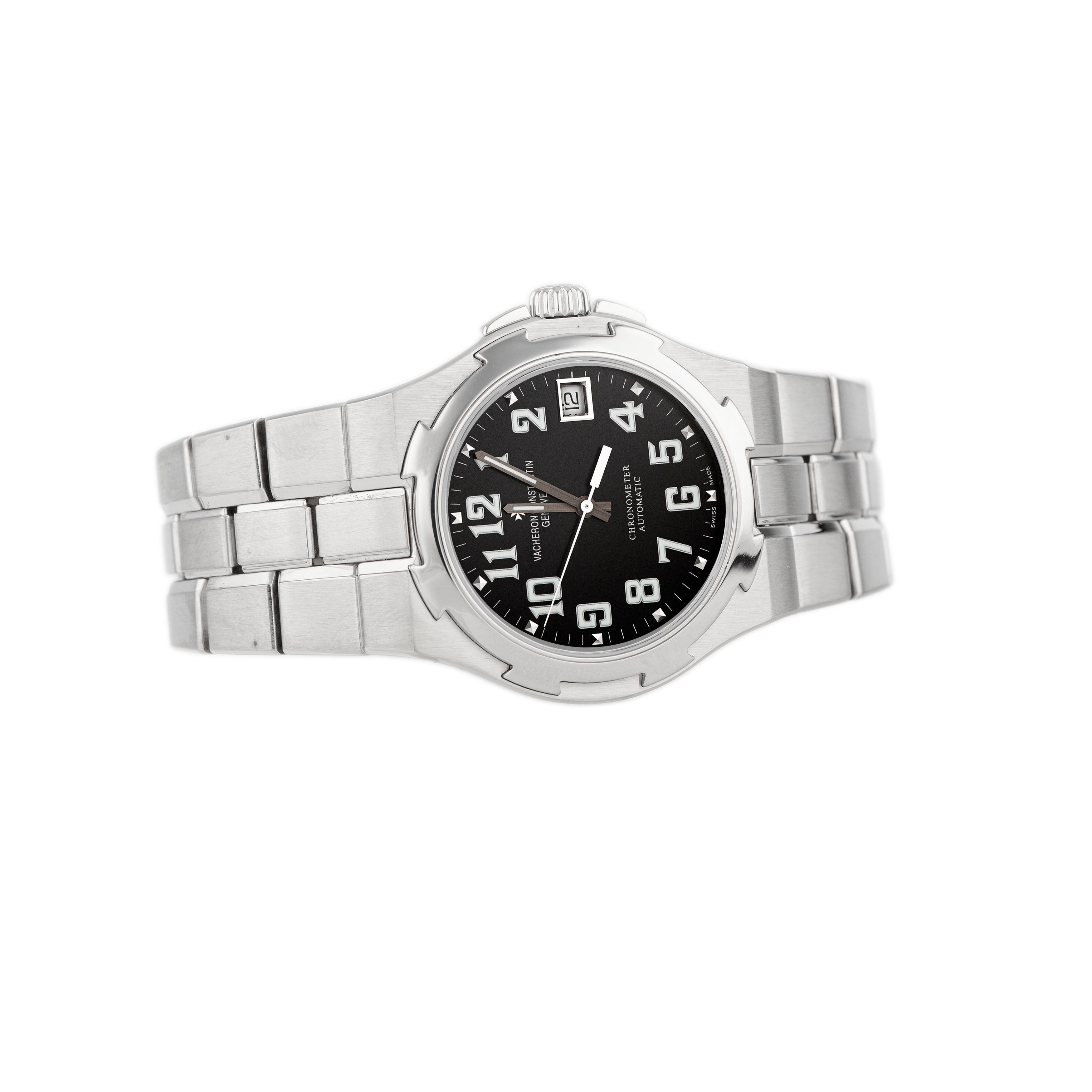 Vacheron Constantin Overseas Stainless Steel Black Dial 37mm 42042/423A Full Set