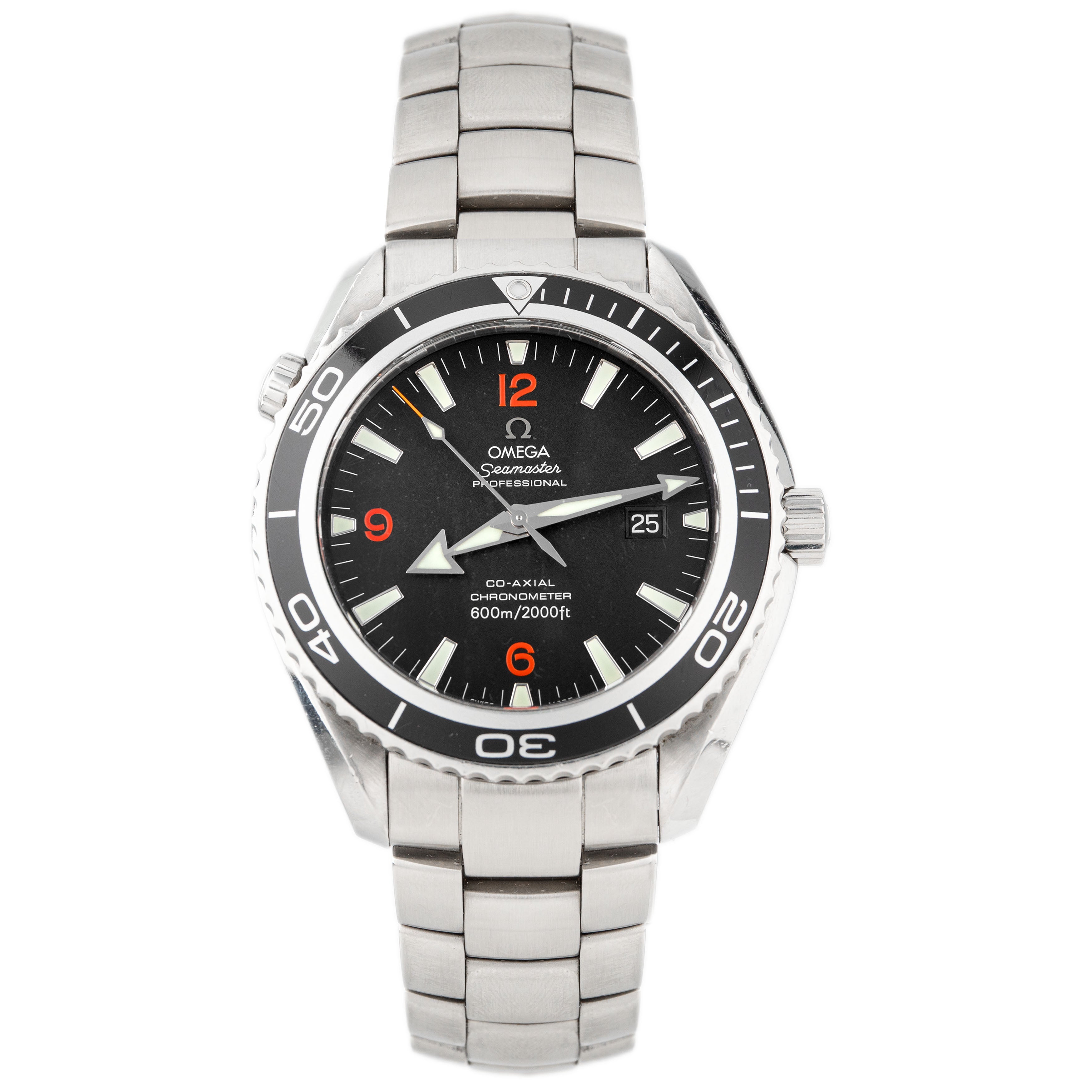 Omega Seamaster Planet Ocean Stainless Steel Black Dial 42mm 2908.50.38 Full Set