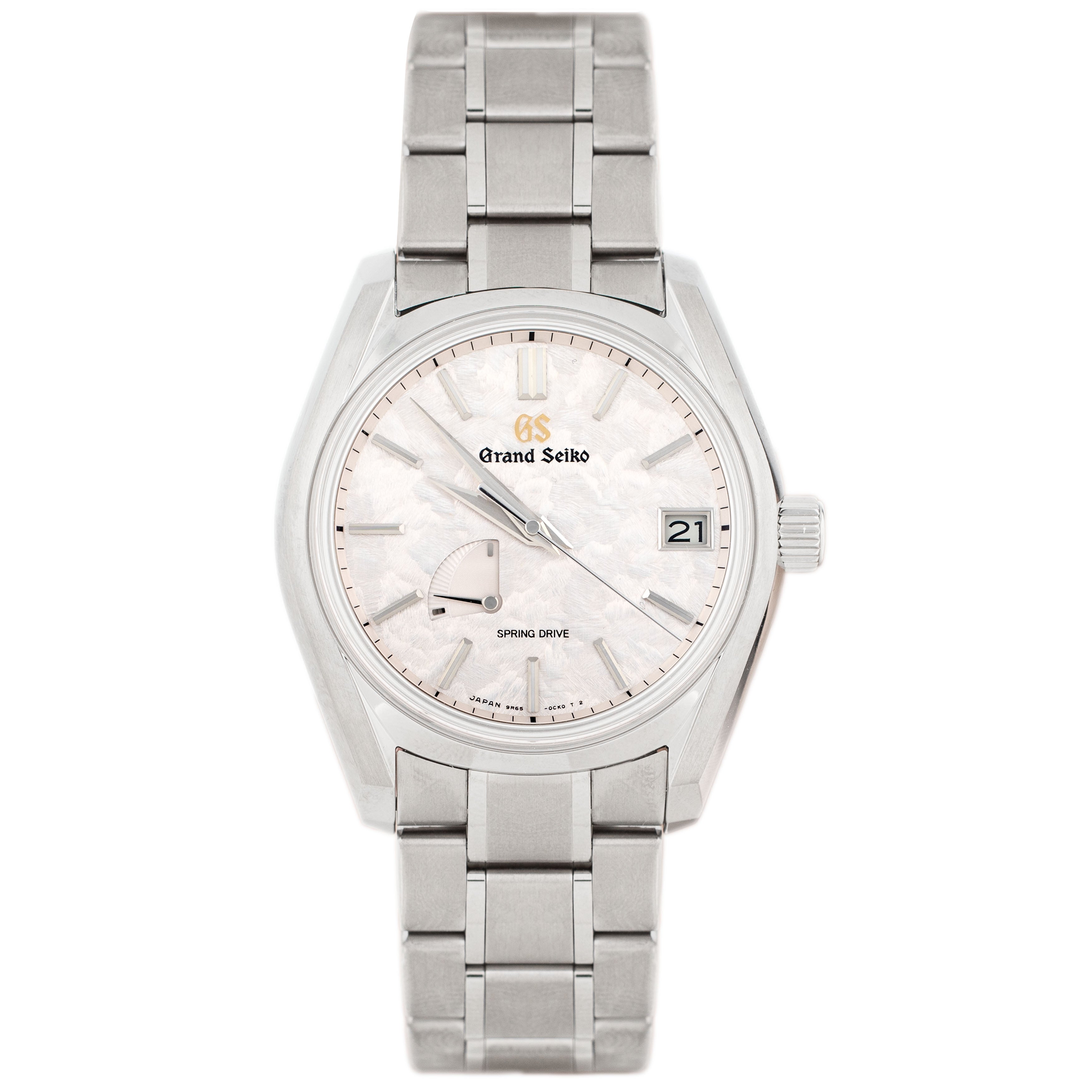 Grand Seiko Heritage Shunbun Titanium Pink Dial 40mm SBGA413 Full Set