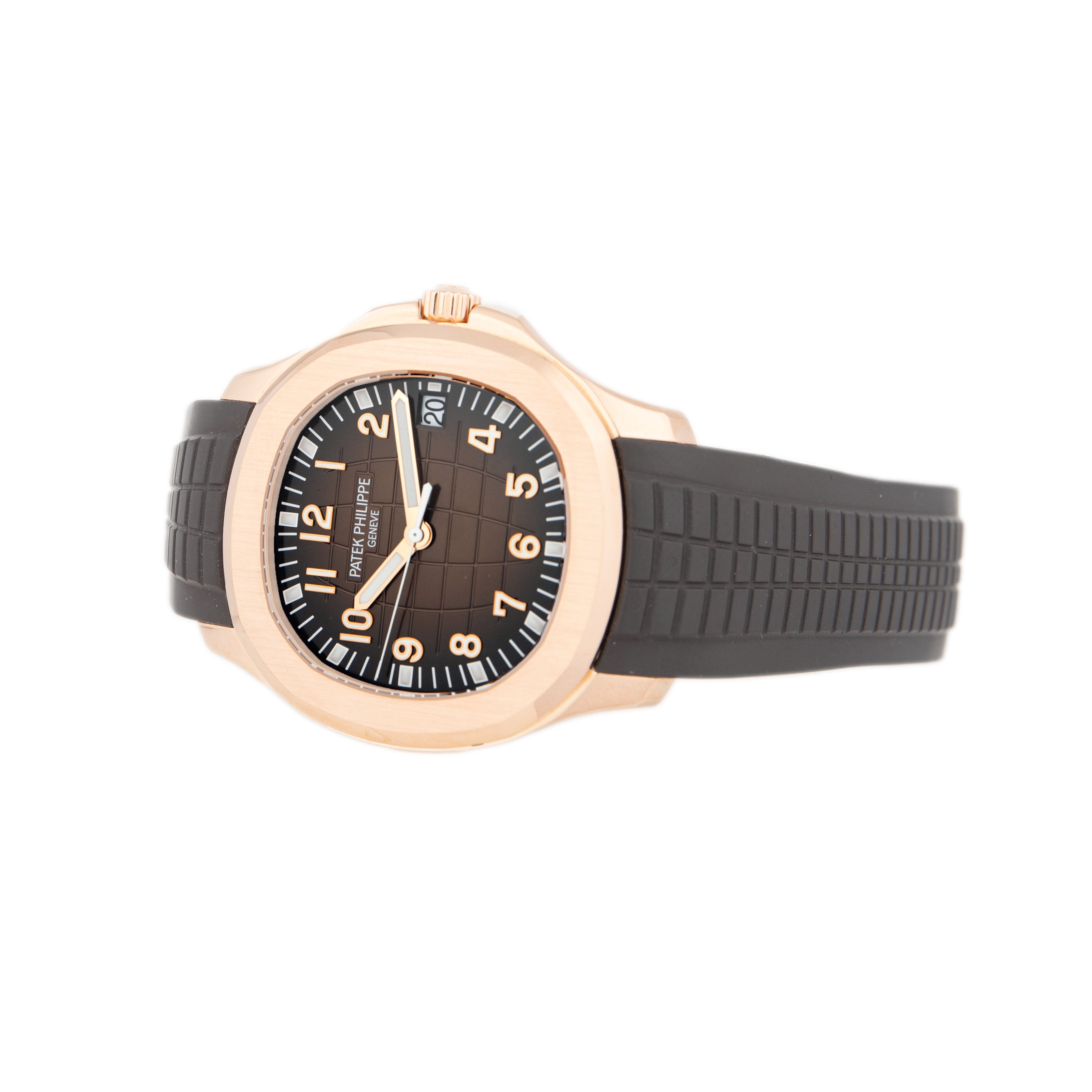 Patek Philippe Aquanaut Rose Gold Brown Dial 40.8mm 5167R-001 Full Set