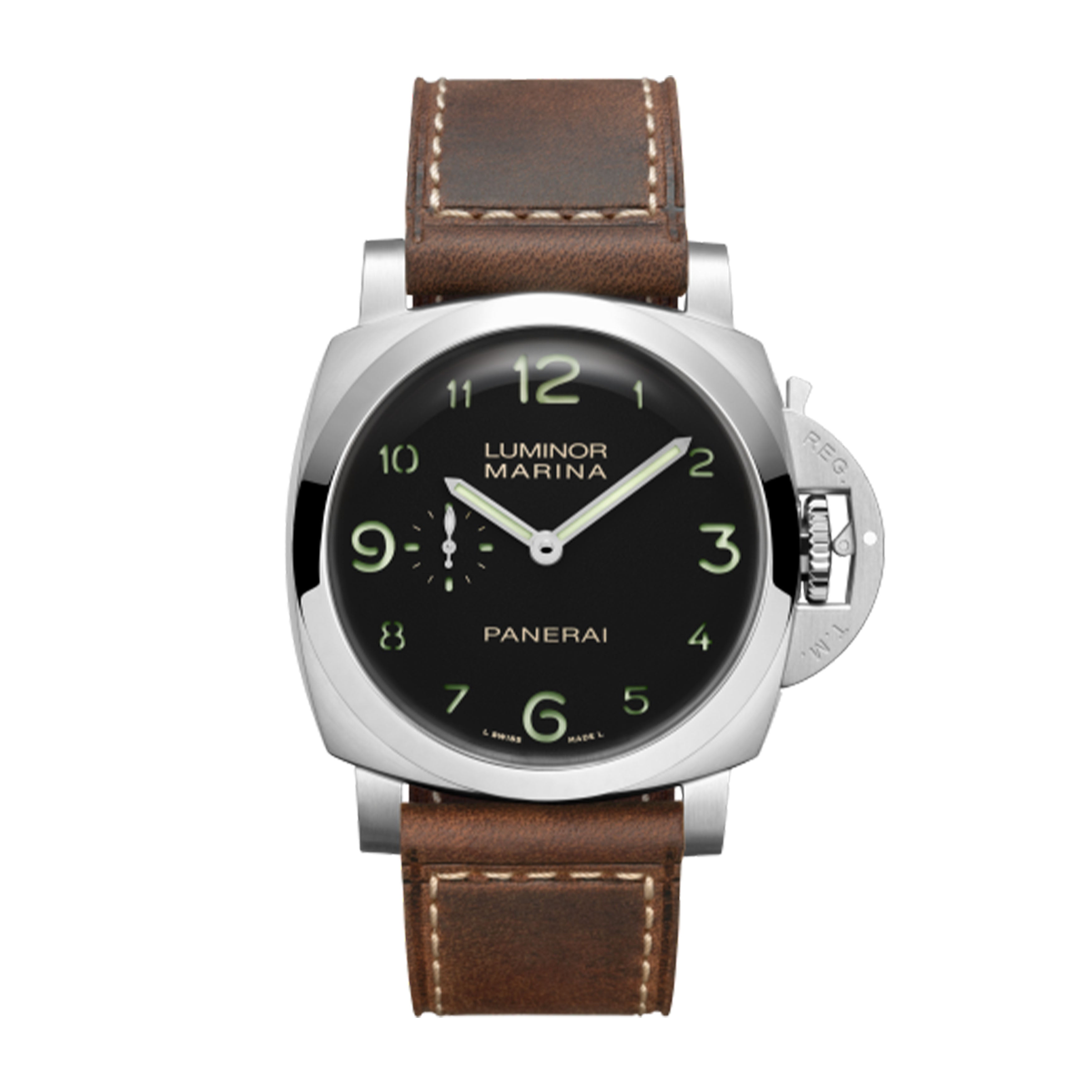 Panerai Luminor Marina Watch, 44mm Black Dial, PAM01759