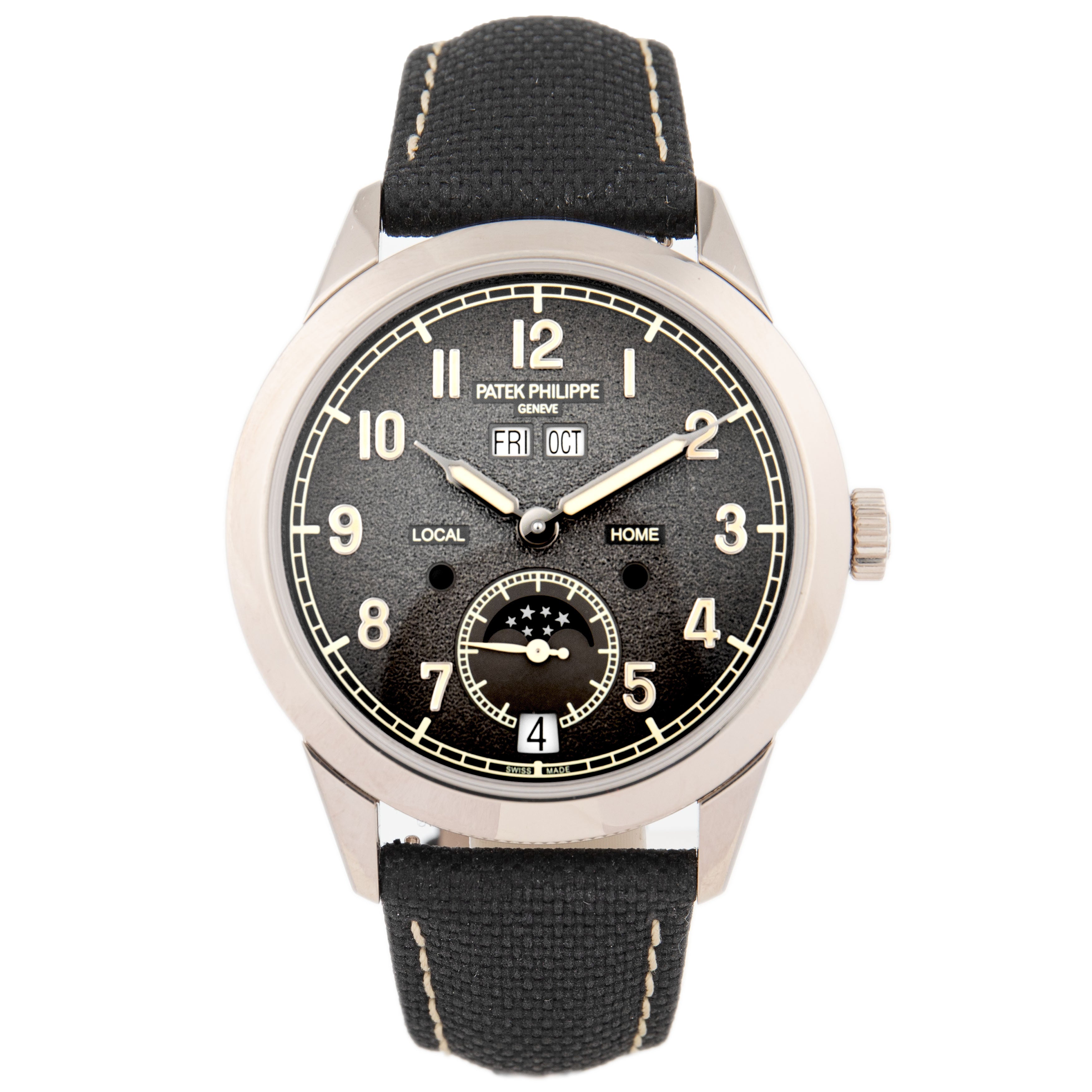 Patek Philippe Complications Annual Calendar Travel Time White Gold Gray Dial 41mm 5326G-001 Full Set