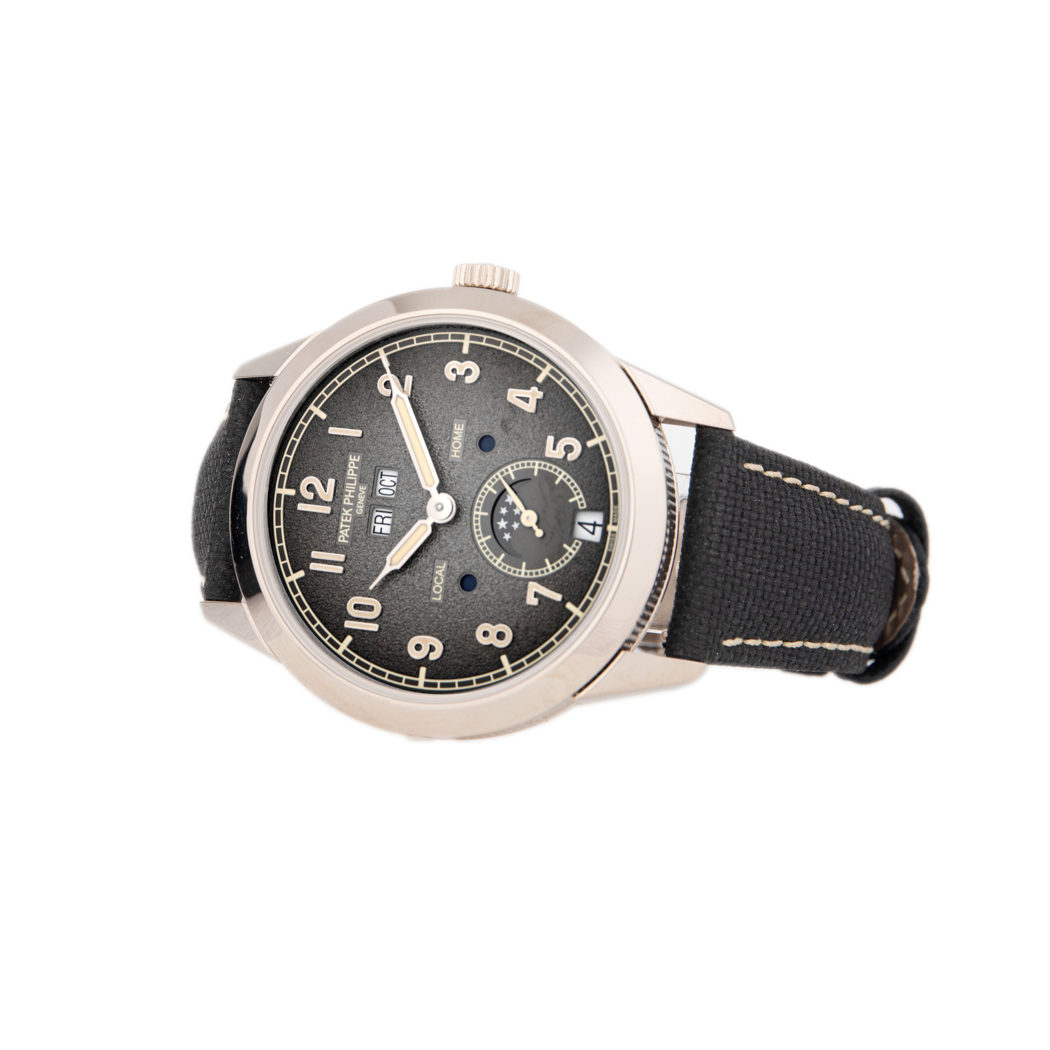 Patek Philippe Complications Annual Calendar Travel Time White Gold Gray Dial 41mm 5326G-001 Full Set