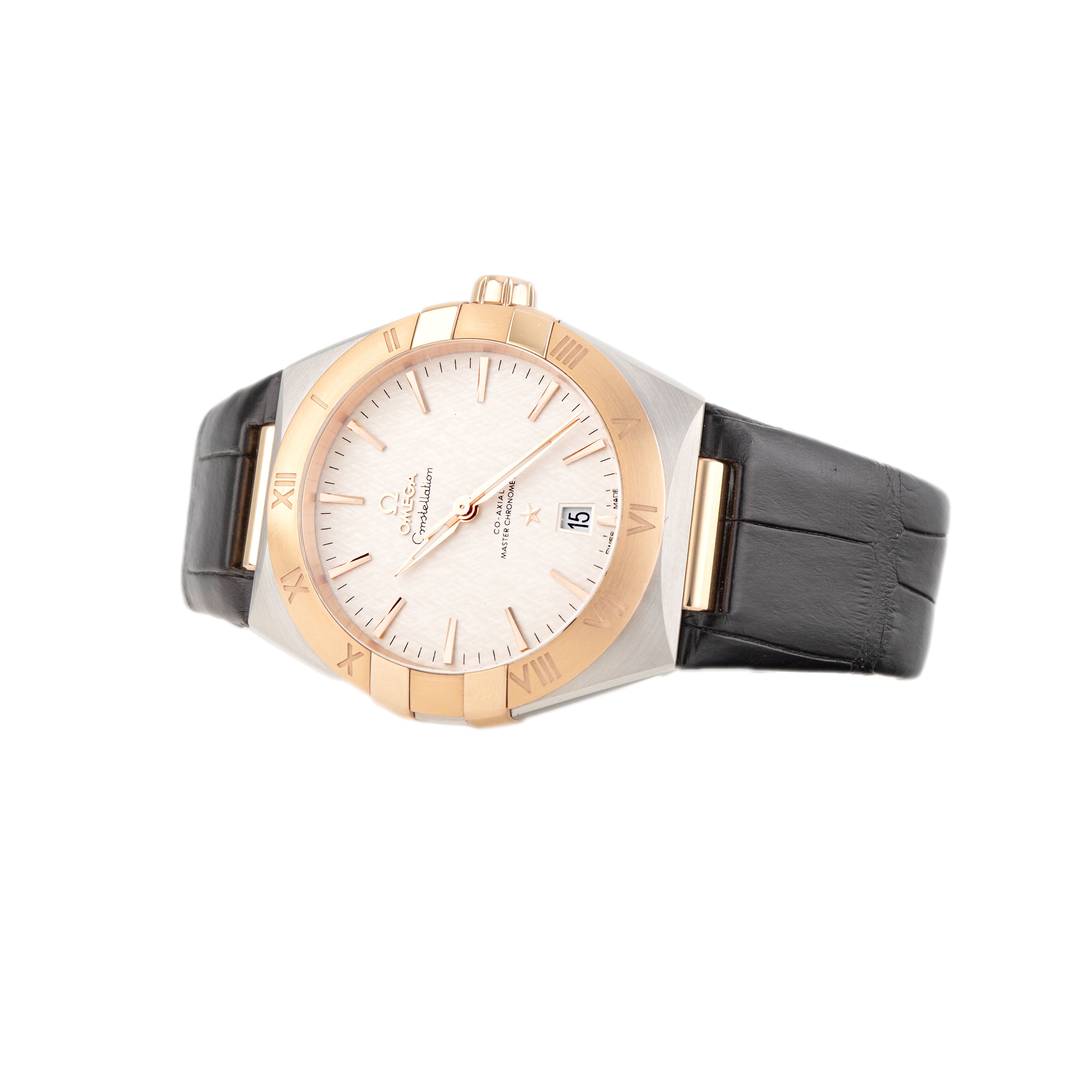 Omega Constellation Stainless Steel & Rose Gold Silver Dial 39mm 131.23.39.20.02.001