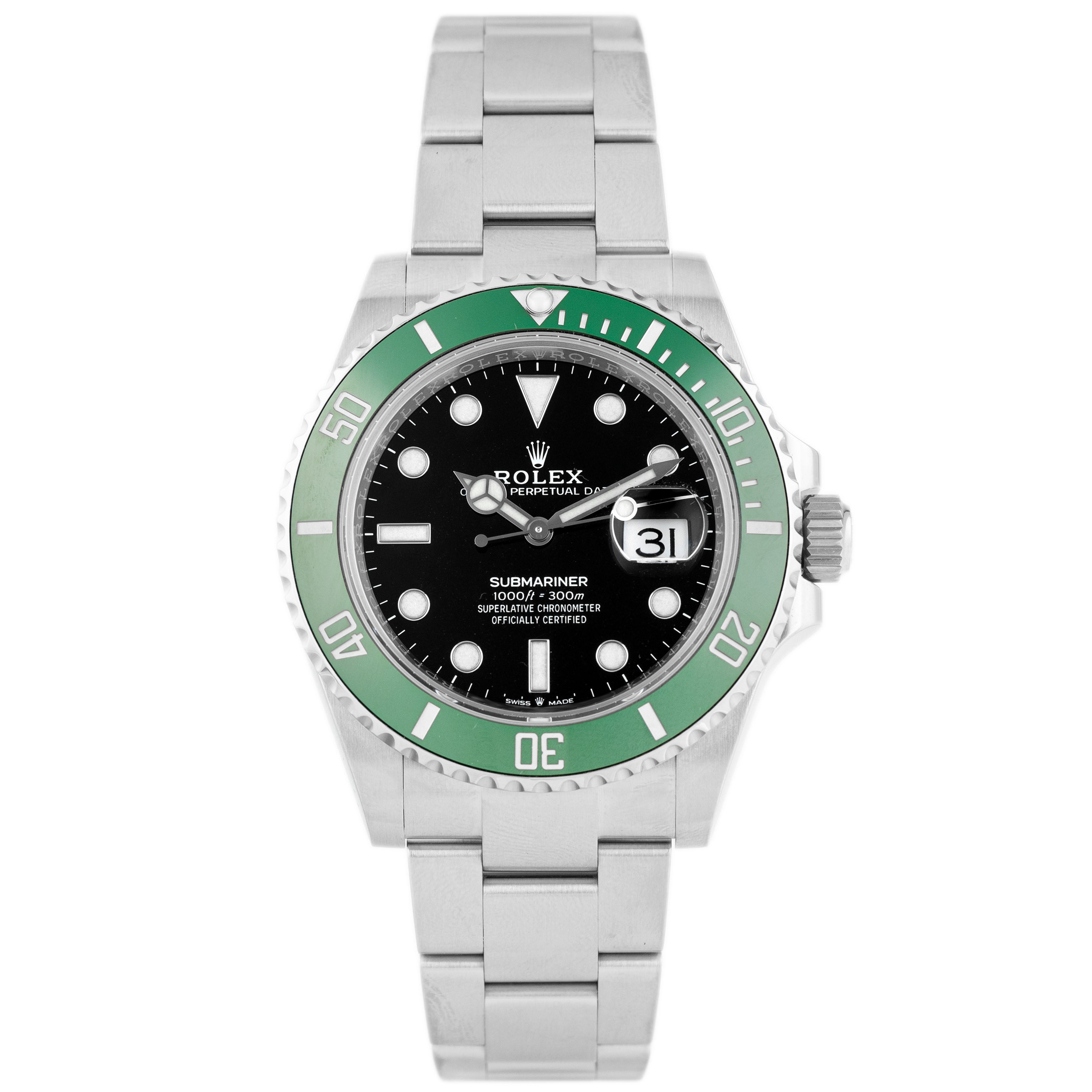 Rolex Submariner Date Starbucks Stainless Steel 41mm Black Dial 126610LV Full Set