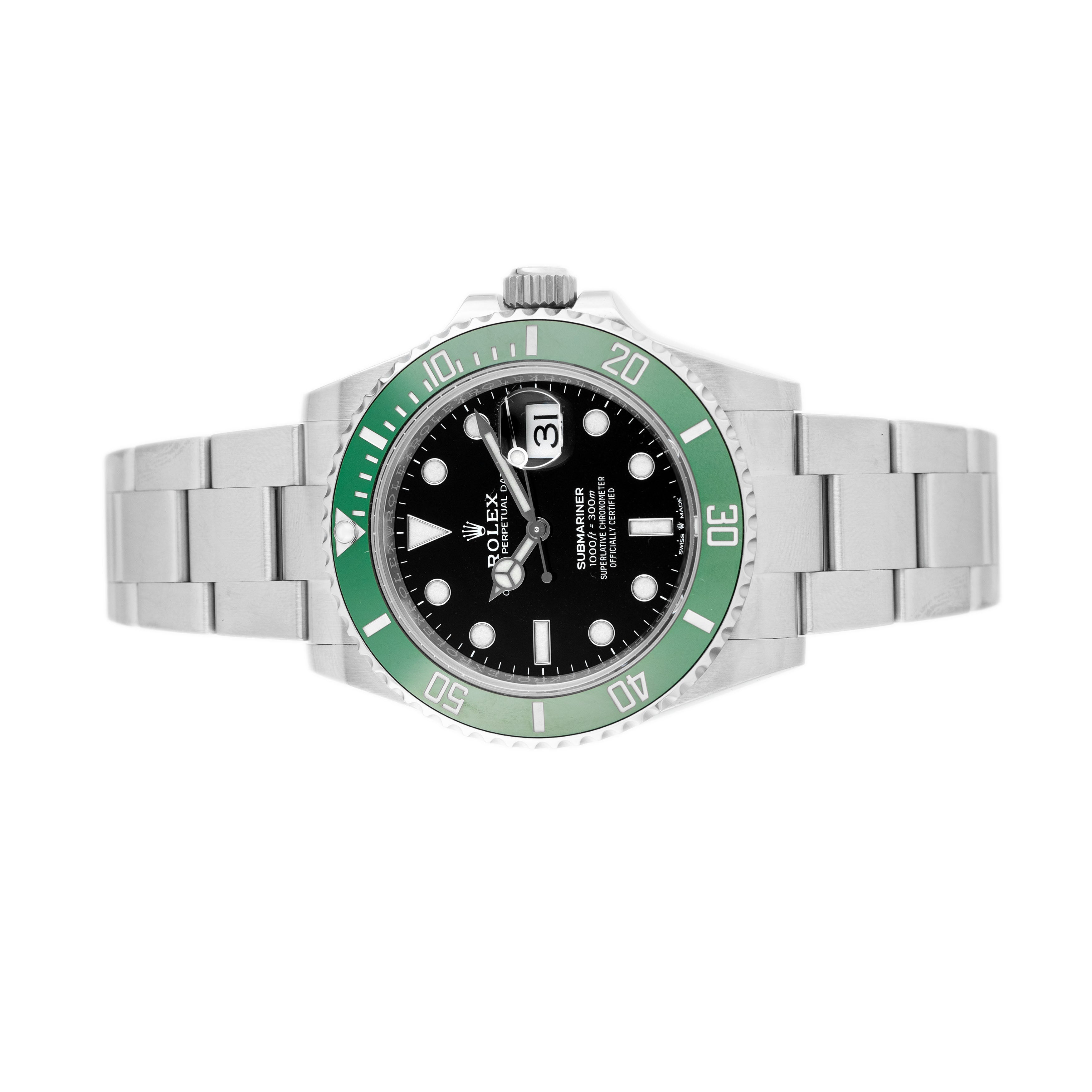 Rolex Submariner Date Starbucks Stainless Steel 41mm Black Dial 126610LV Full Set