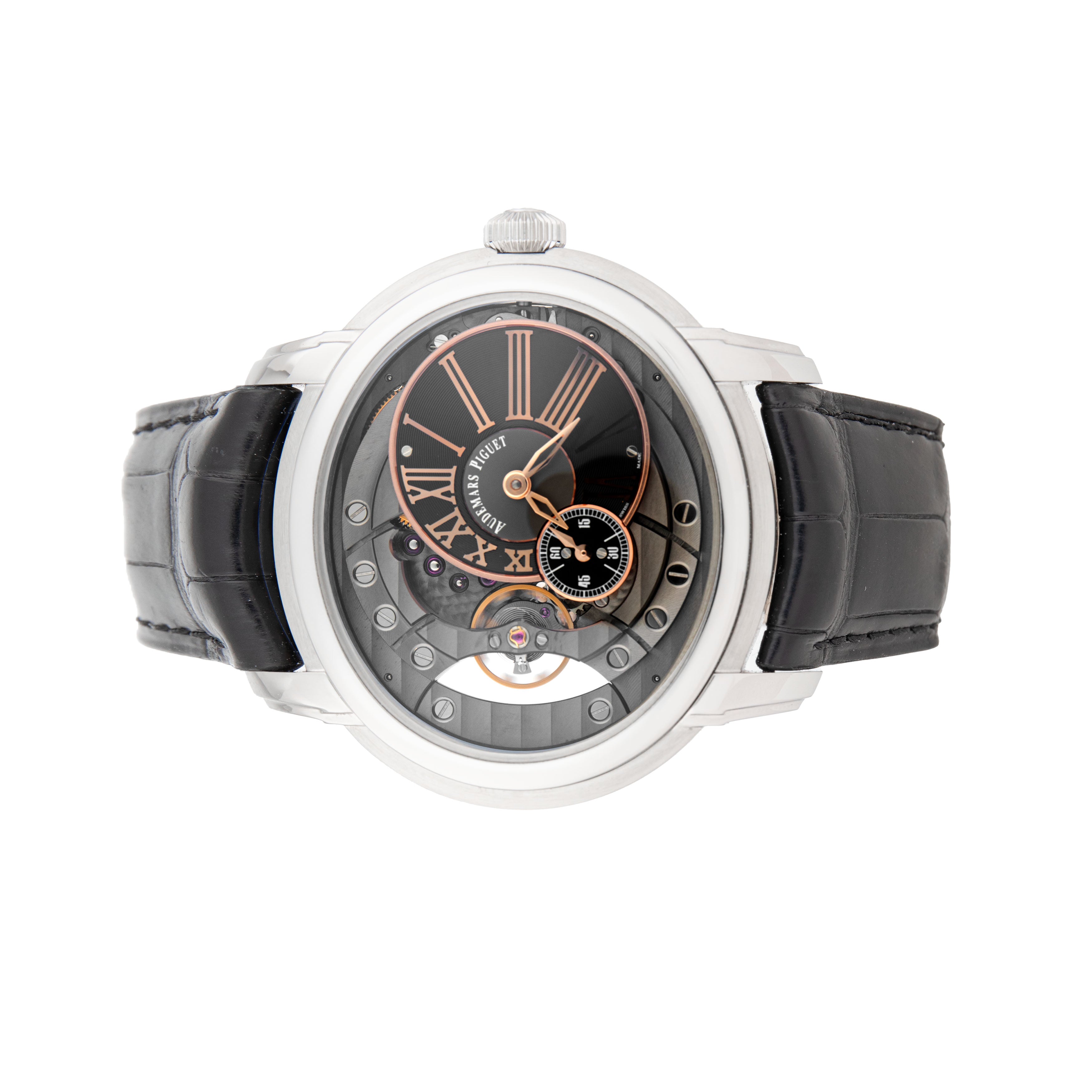 Audemars Piguet Millenary Stainless Steel Skeleton Dial 47mm 15350ST.OO.D002CR.01