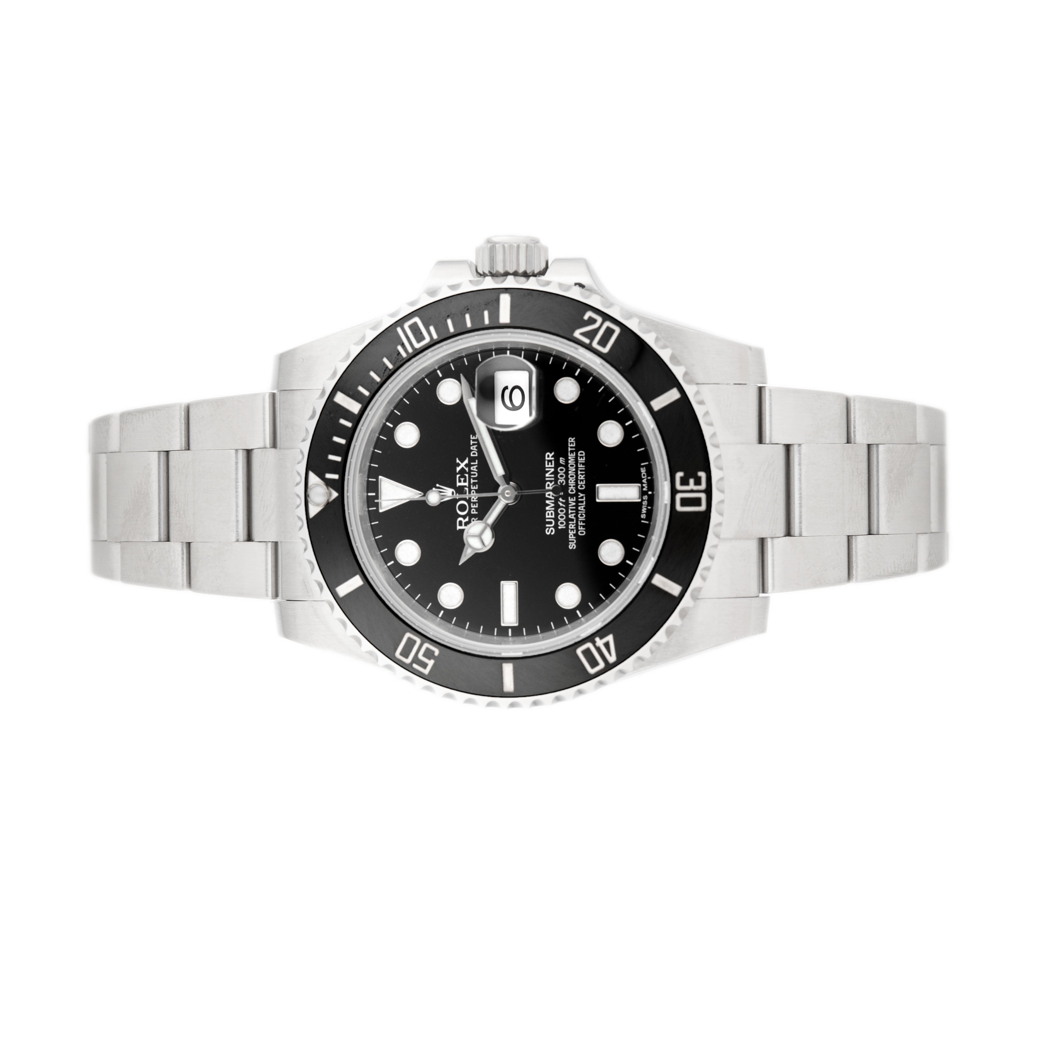 Rolex Submariner Date Stainless Steel Black Dial 40mm 116610LN Full Set