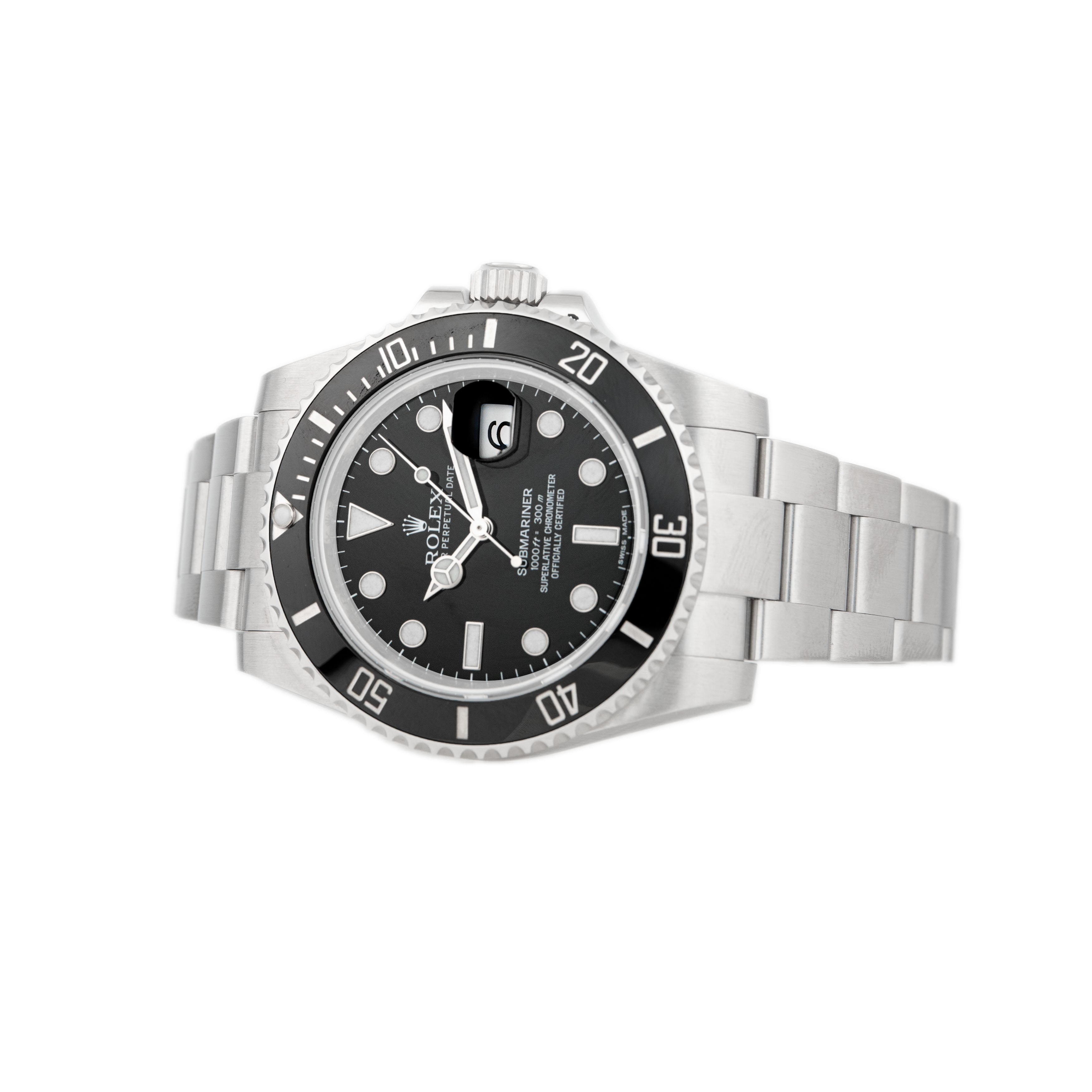 Rolex Submariner Date Stainless Steel Black Dial 40mm 116610LN Full Set